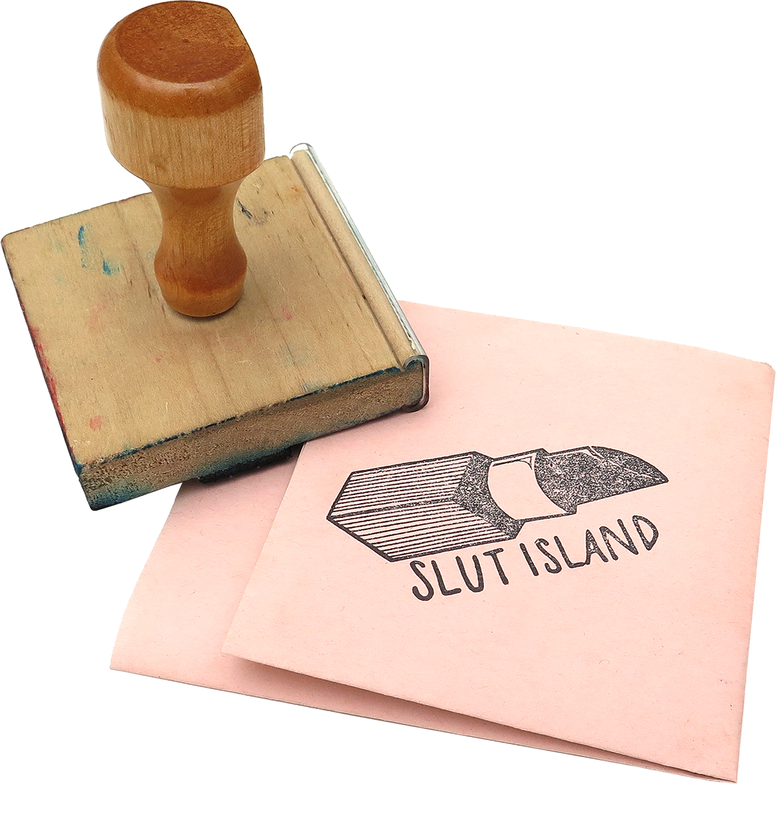 Logo and Stamp for Slut Island