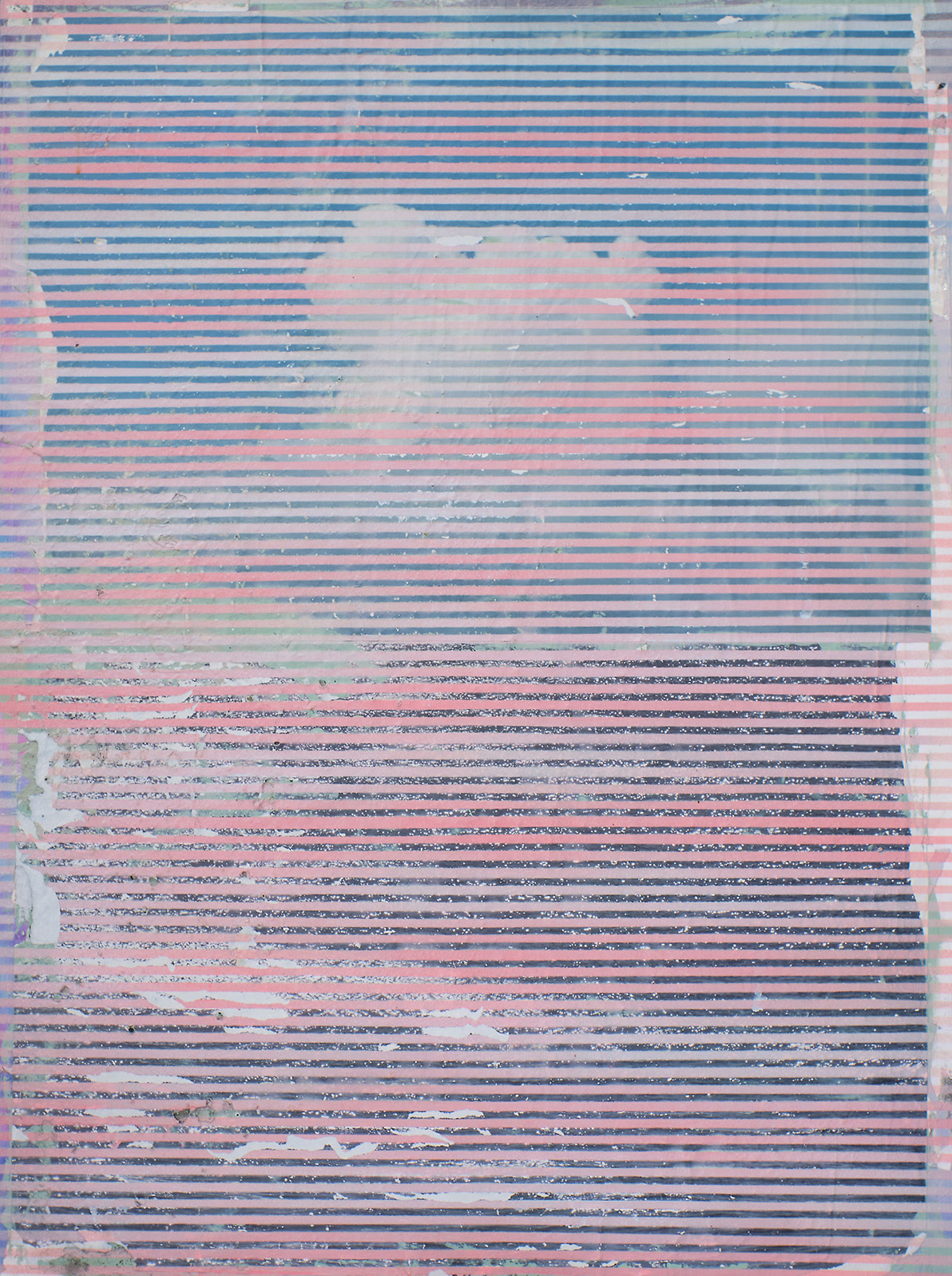 Rarefaction (2021), mixed media on canvas, 76 x 90cm,