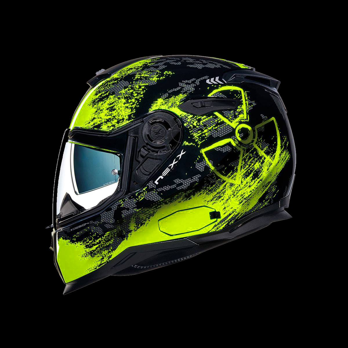 nexx toxic green helmet