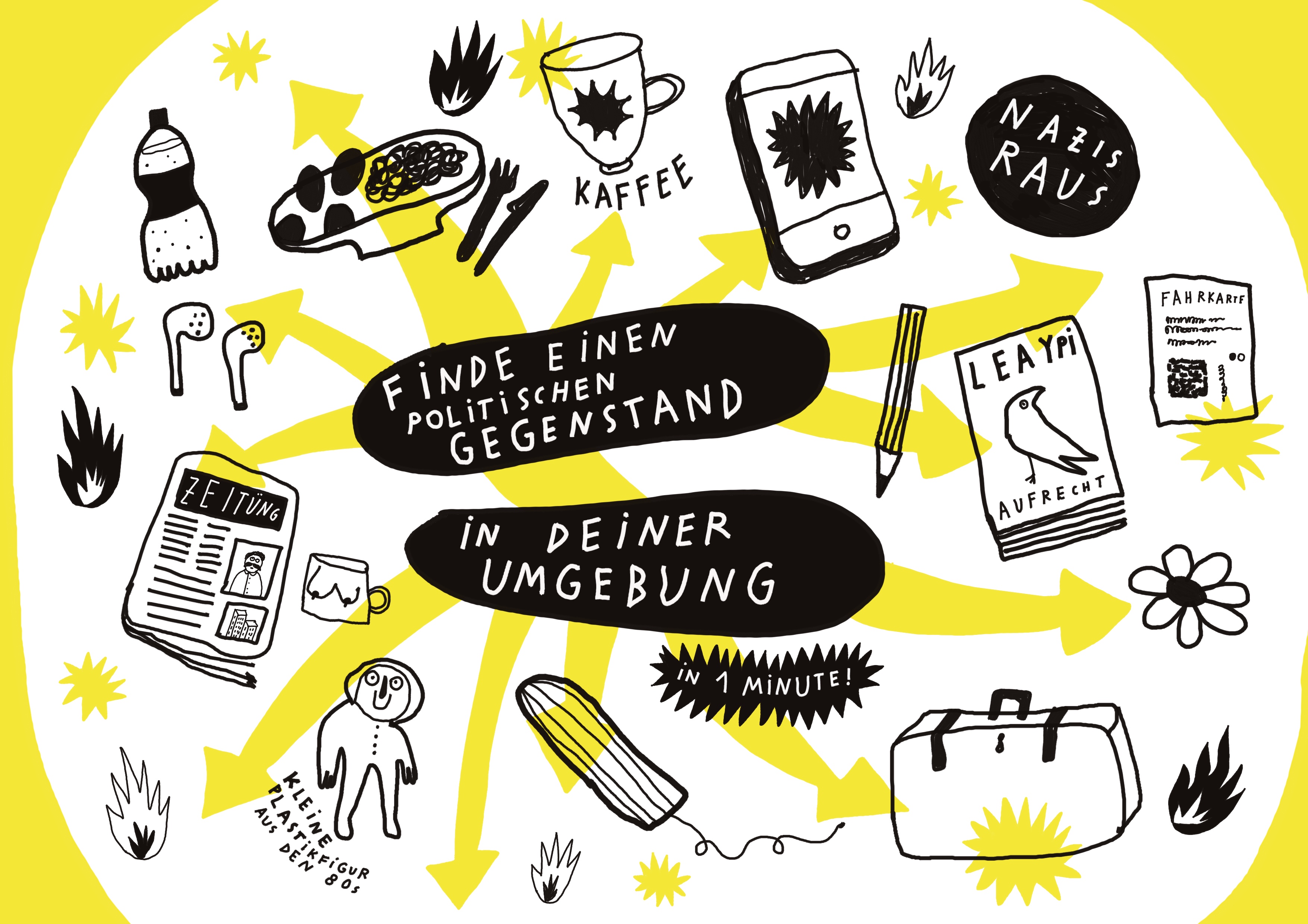 Graphic Recording: Radikale T&ouml;chter - Workshops im Bereich politische Aktionskunst