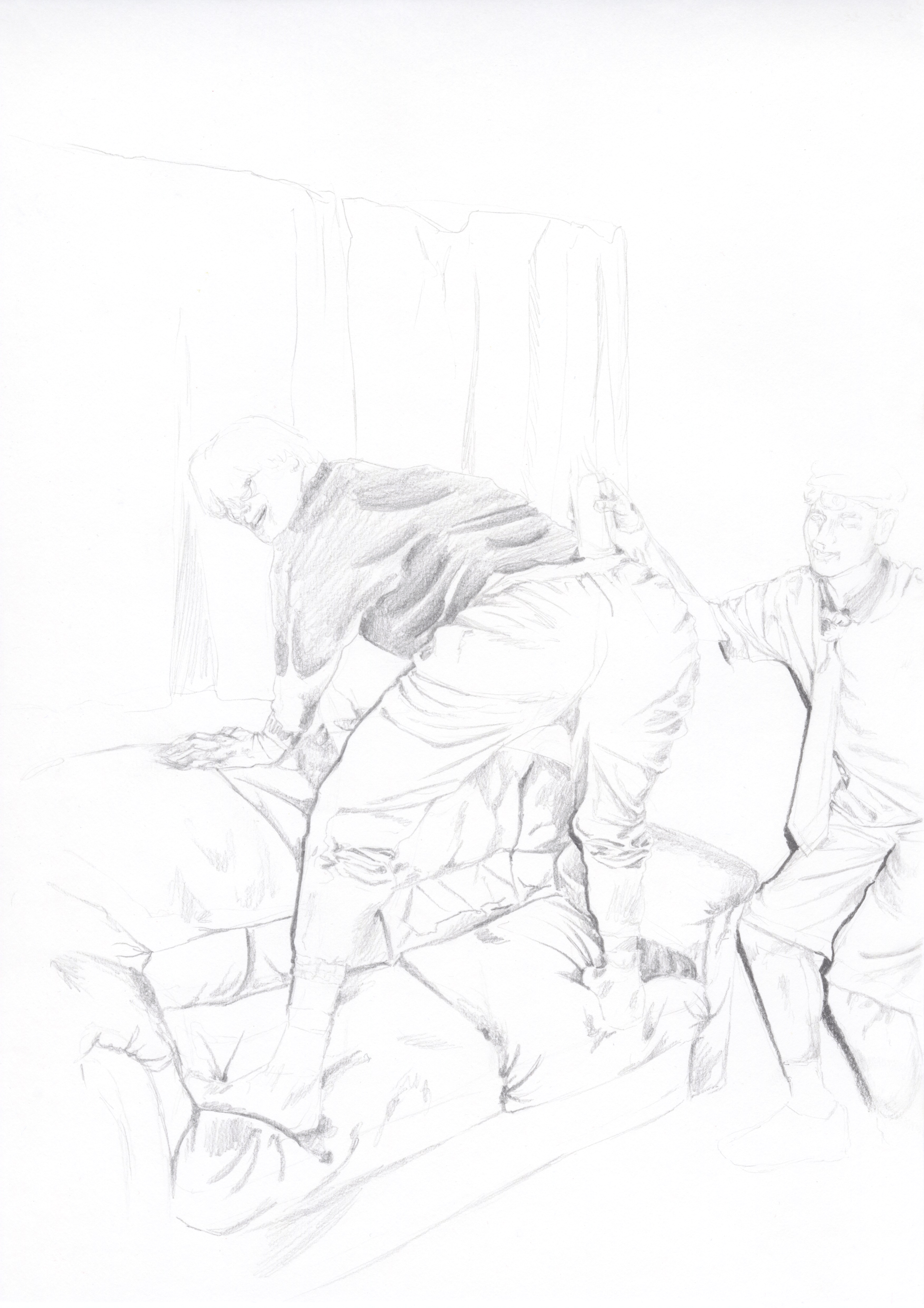 Pencil on paper, 420 x 298 mm, 2021