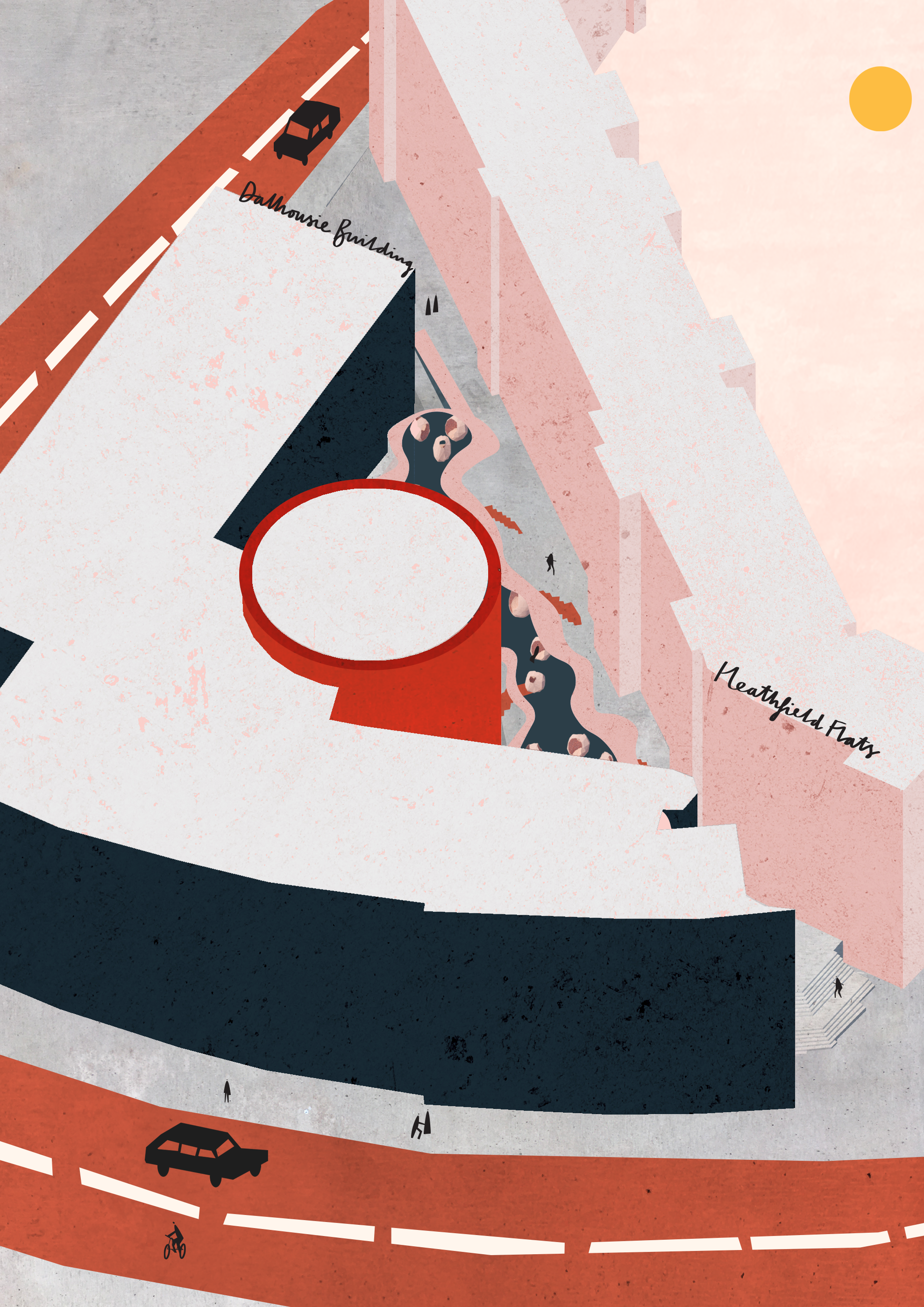 Render from Breathing Space thesis project, 2021