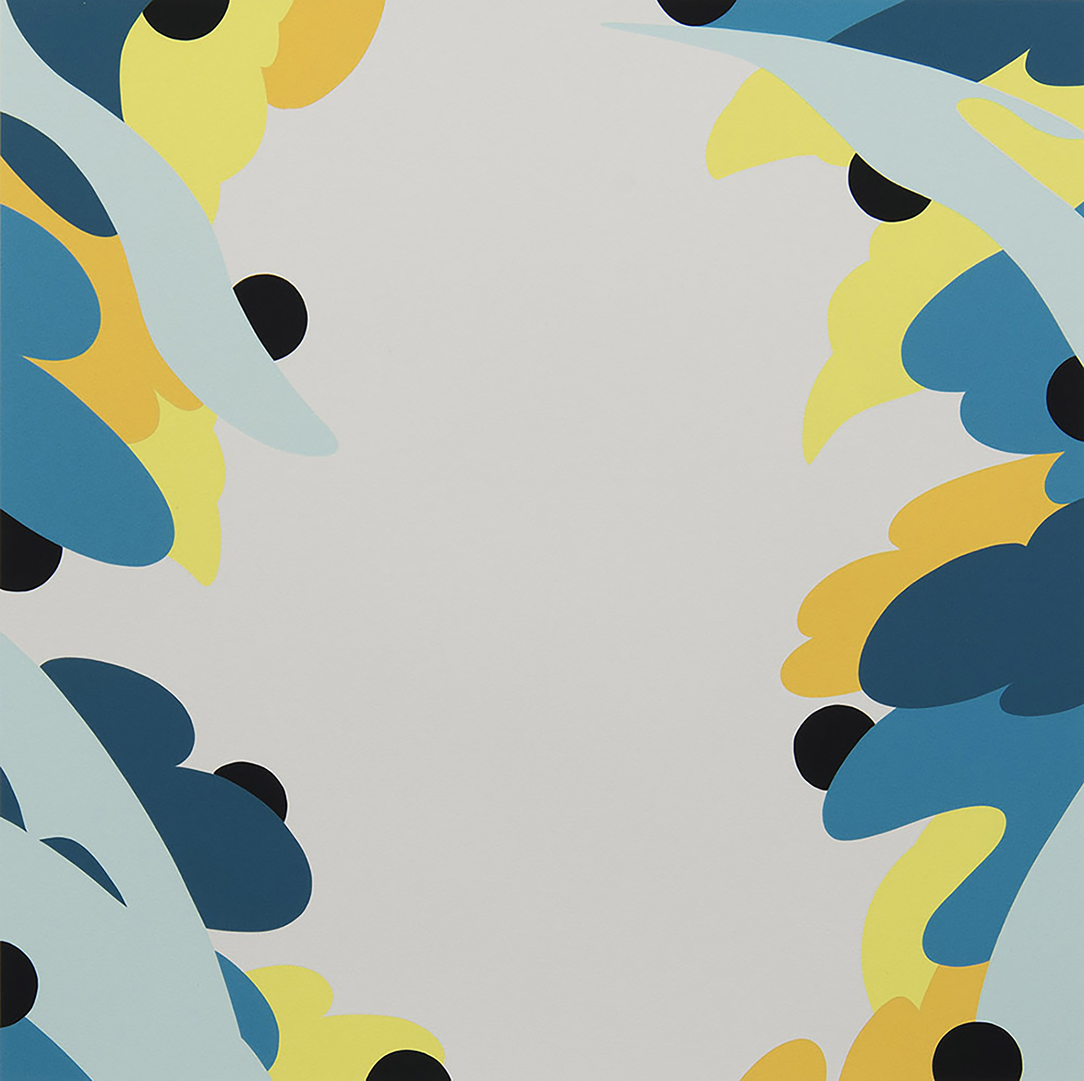 Healing and Moving Forward (Commissioned by Art Gems Auction), 18" x 18", Silkscreen on Paper