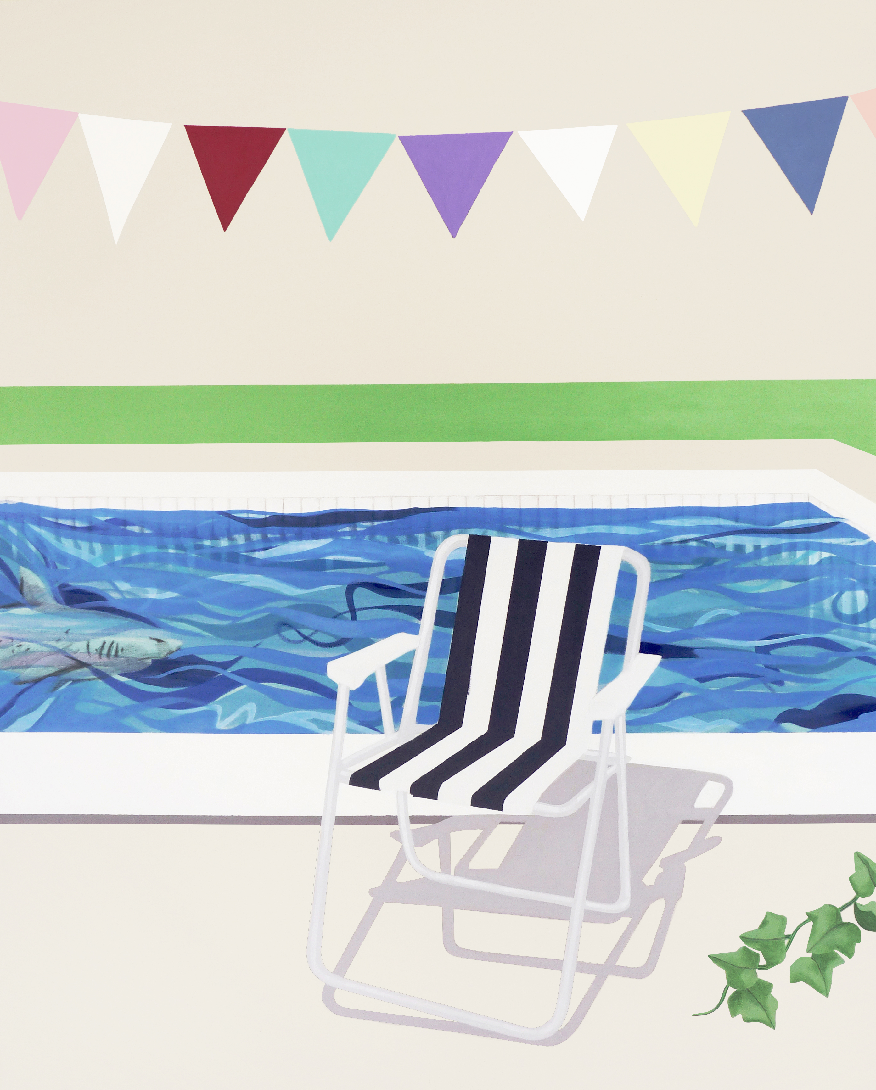 SWIMMING POOL | Acrylic on canvas | 150 x 120 cm | 2011