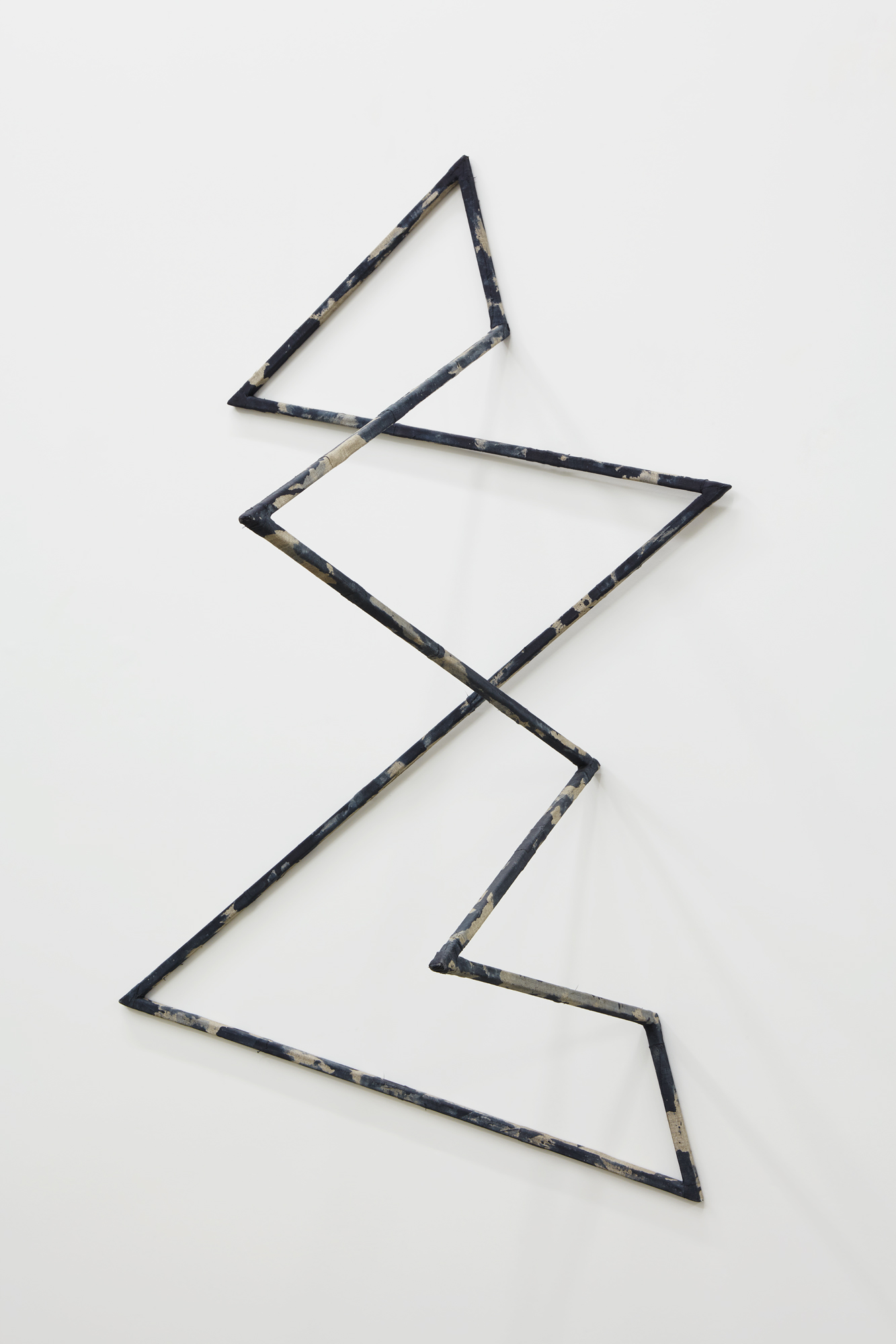 Signs for a Pragmatic Utopia 2, 2014Steel wrapped with linen, acrylic paint46.75" x 34.5" x 36"