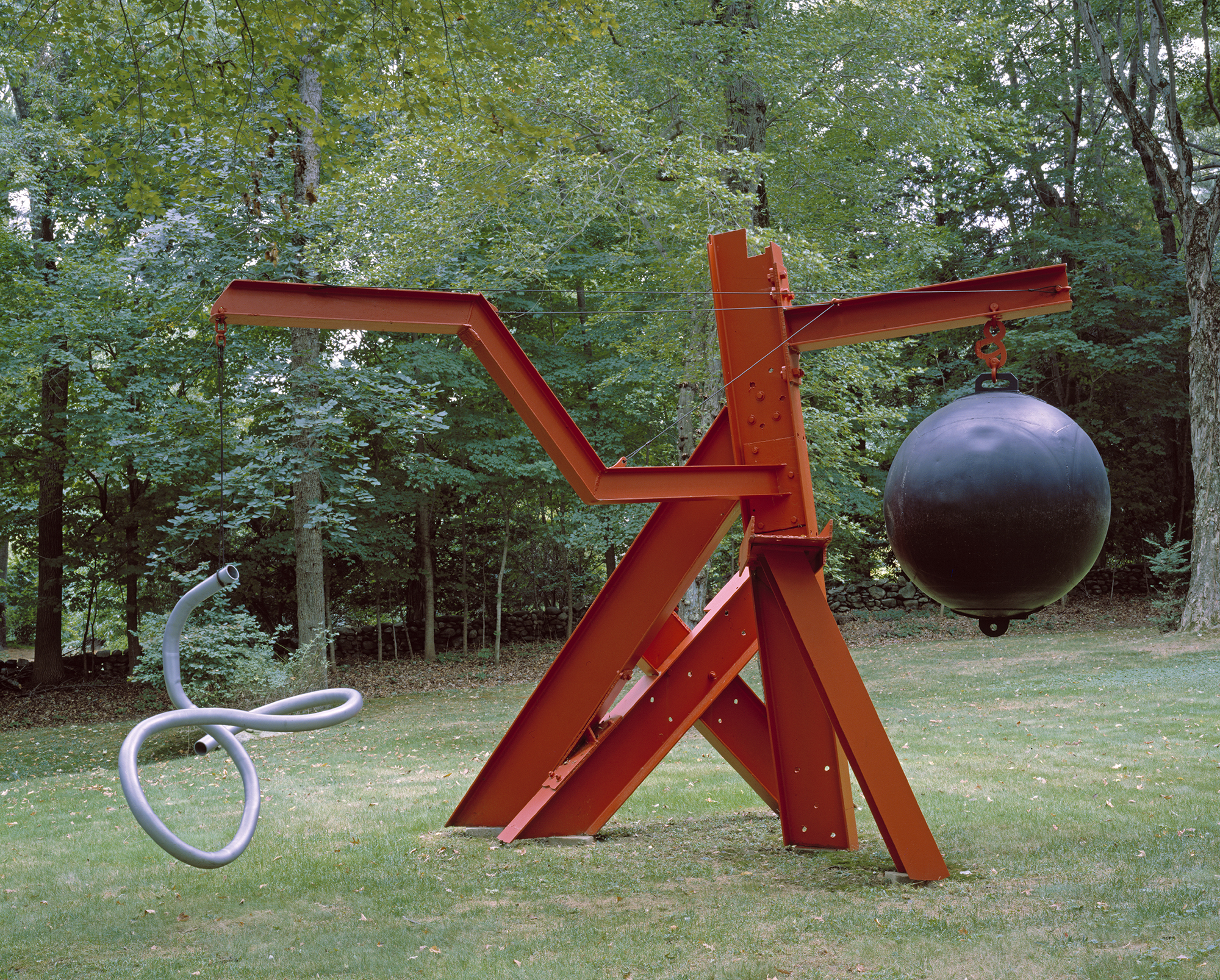 Thataway, 1970-76 Steel 13' x 19' x 13' 4 x 5.8 x 4 m Collection of Yale University Art Gallery, New Haven, Connecticut. Gift of Charles B. Benenson, 2002