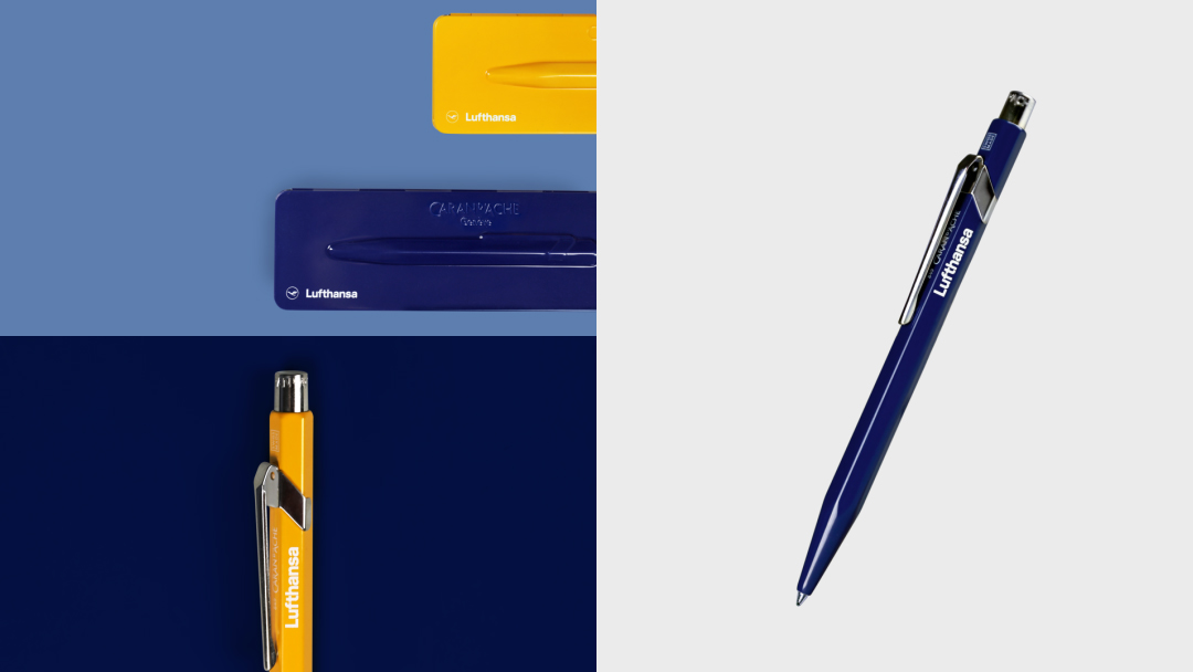 Photographs of the ballpoint pen taken from different angles