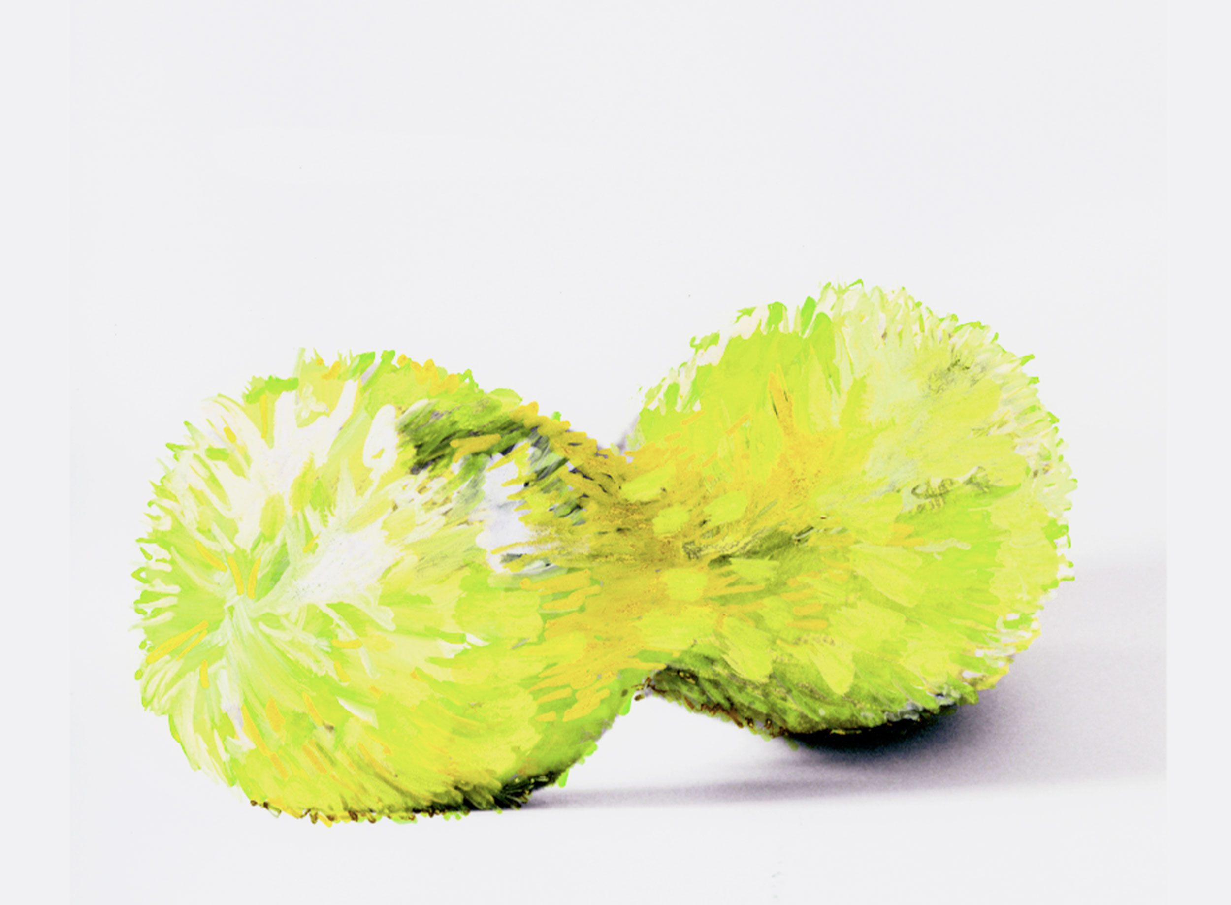 Treffpunkt 2012 Acrylic on printed paper 21 × 30 cm