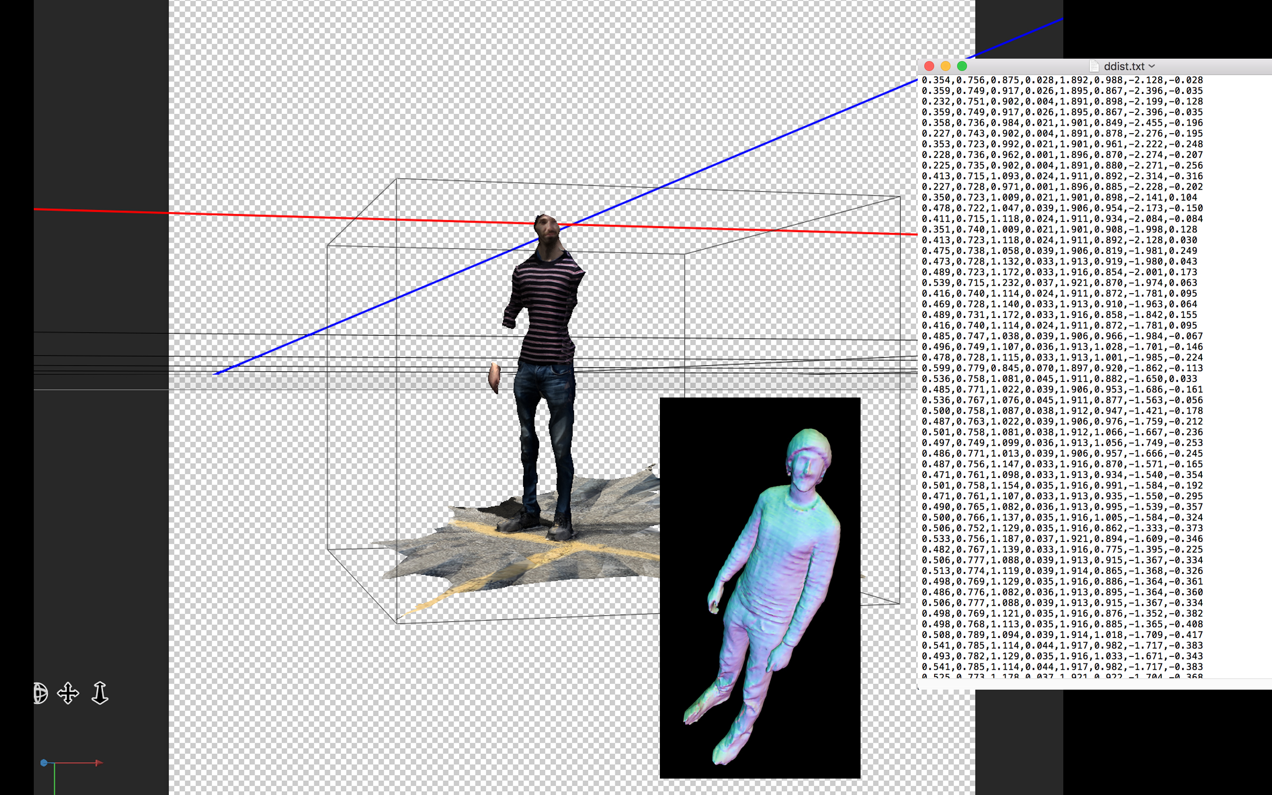 Moving from raw data and 2D images into 3D forms using machine learning and photogrammetry.