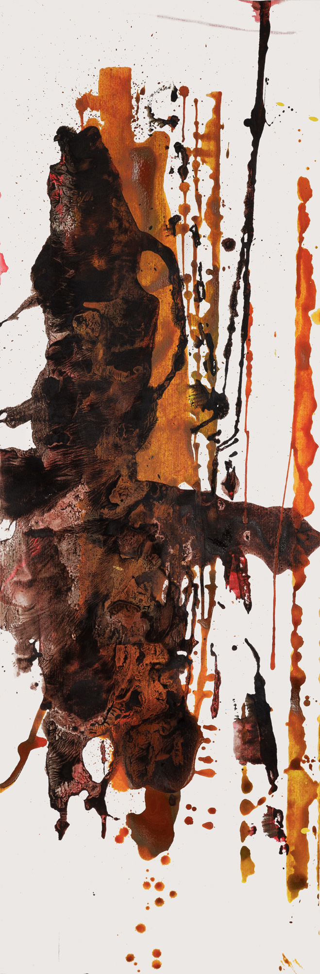 o. T.Acryl auf Papier110 x 35 cm