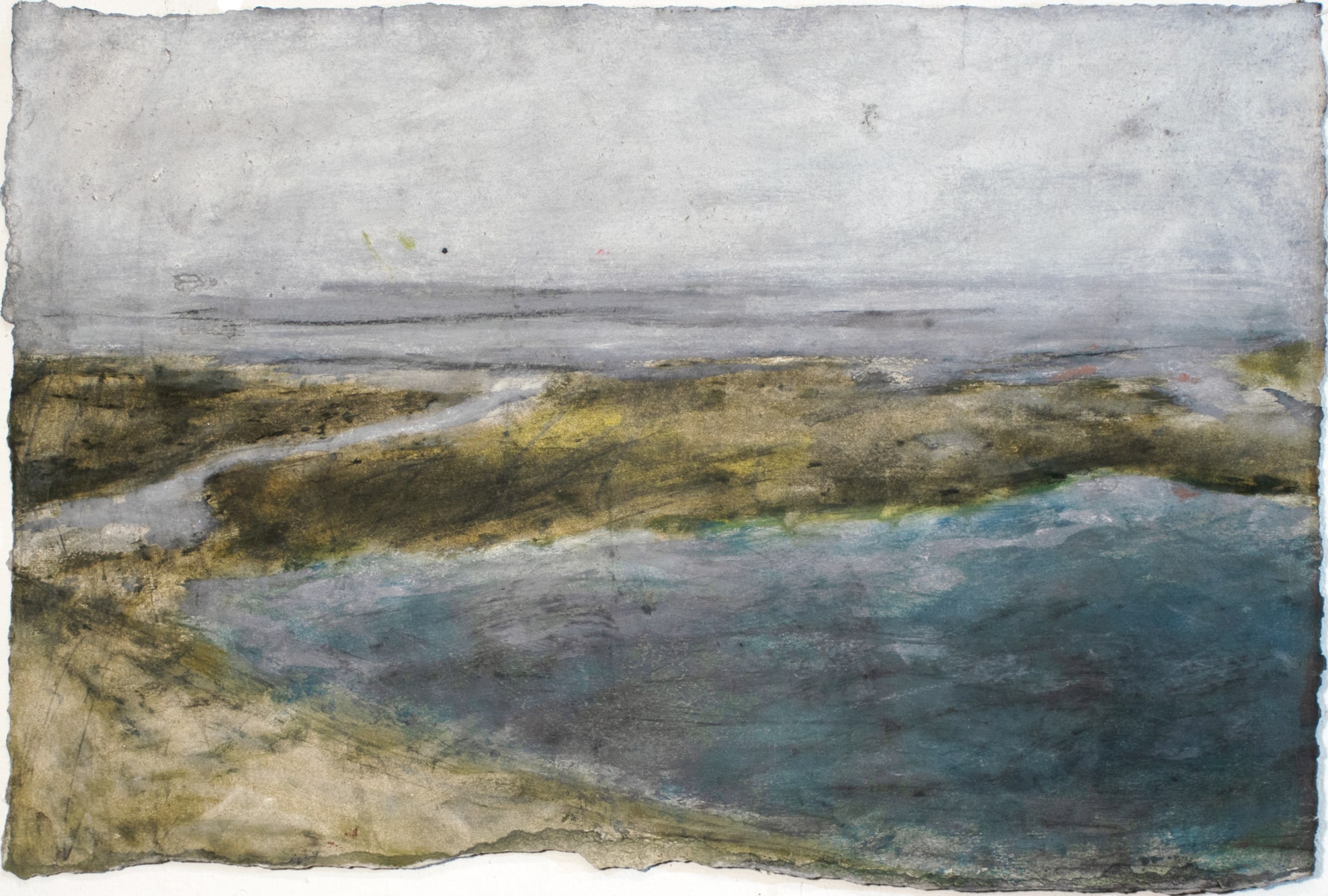 Untitled, 2019  mixed media on paper, 40 x 60 cm  Private collection