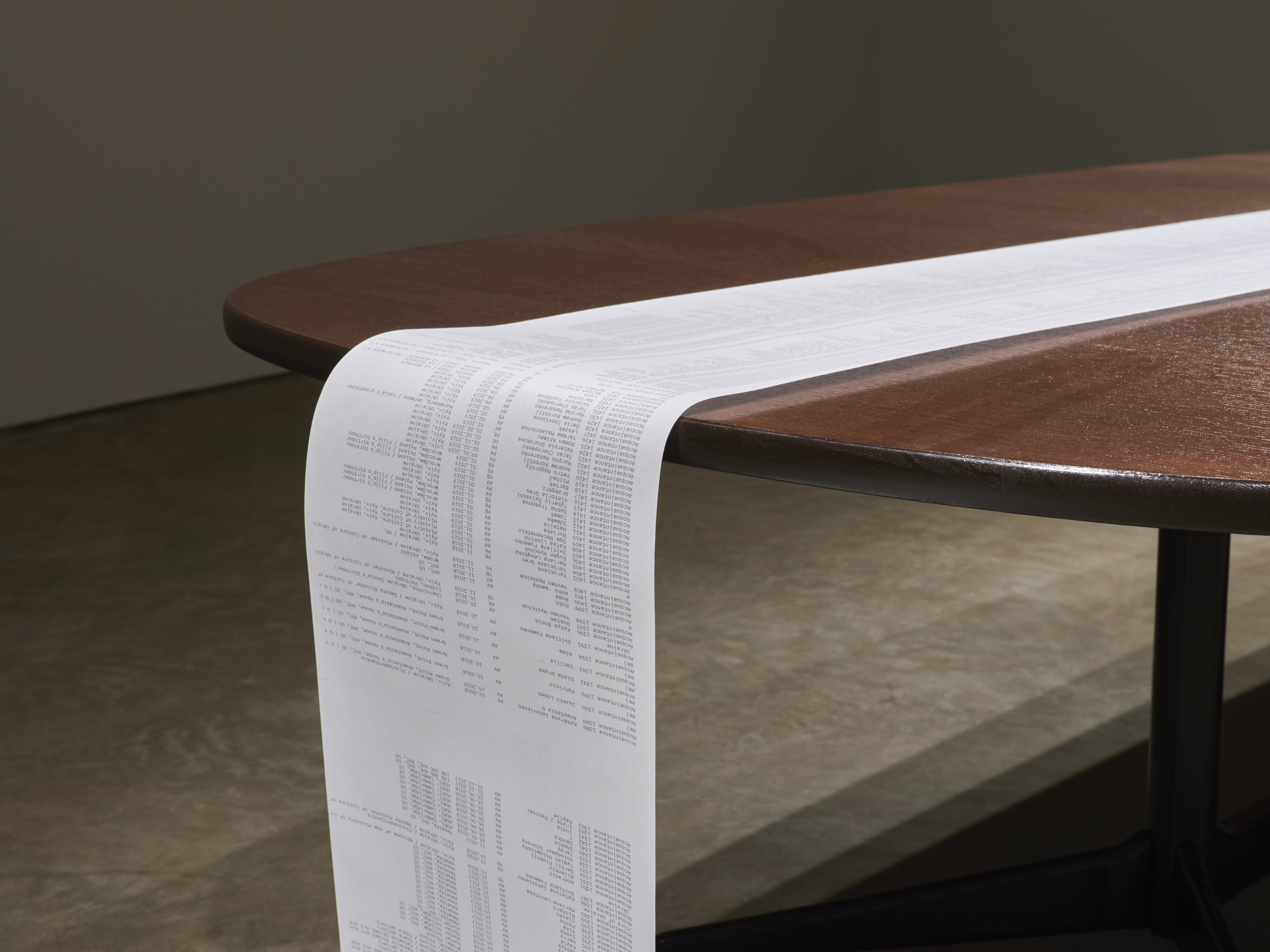 Open Group, "Untitled," 2015–ongoing. Installation view at 601Artspace.  Photo by Flaneurshan.studio.