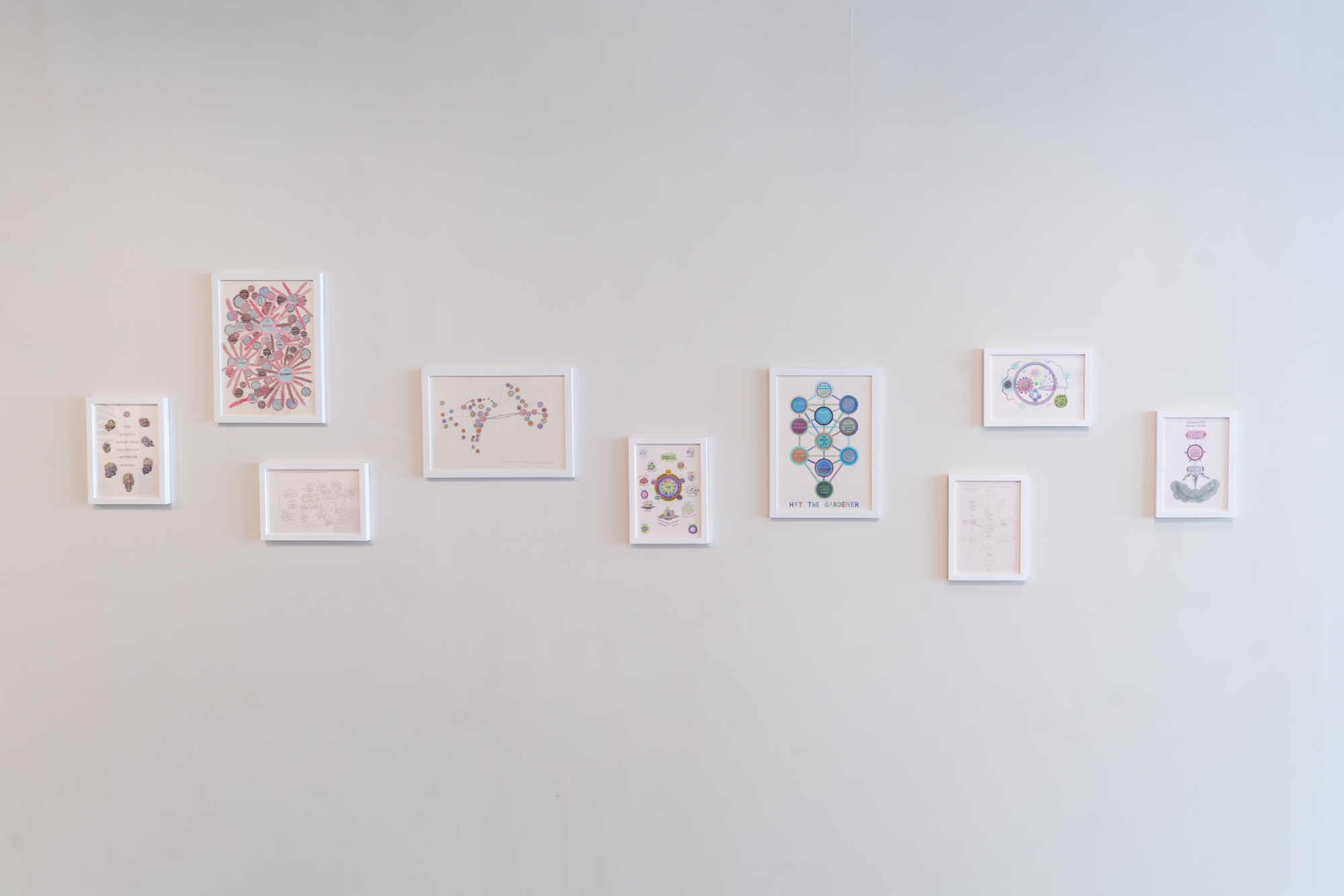 "Ars Memoriae" installation view of artworks by Suzanne Treister. Image by Rob Ventura.