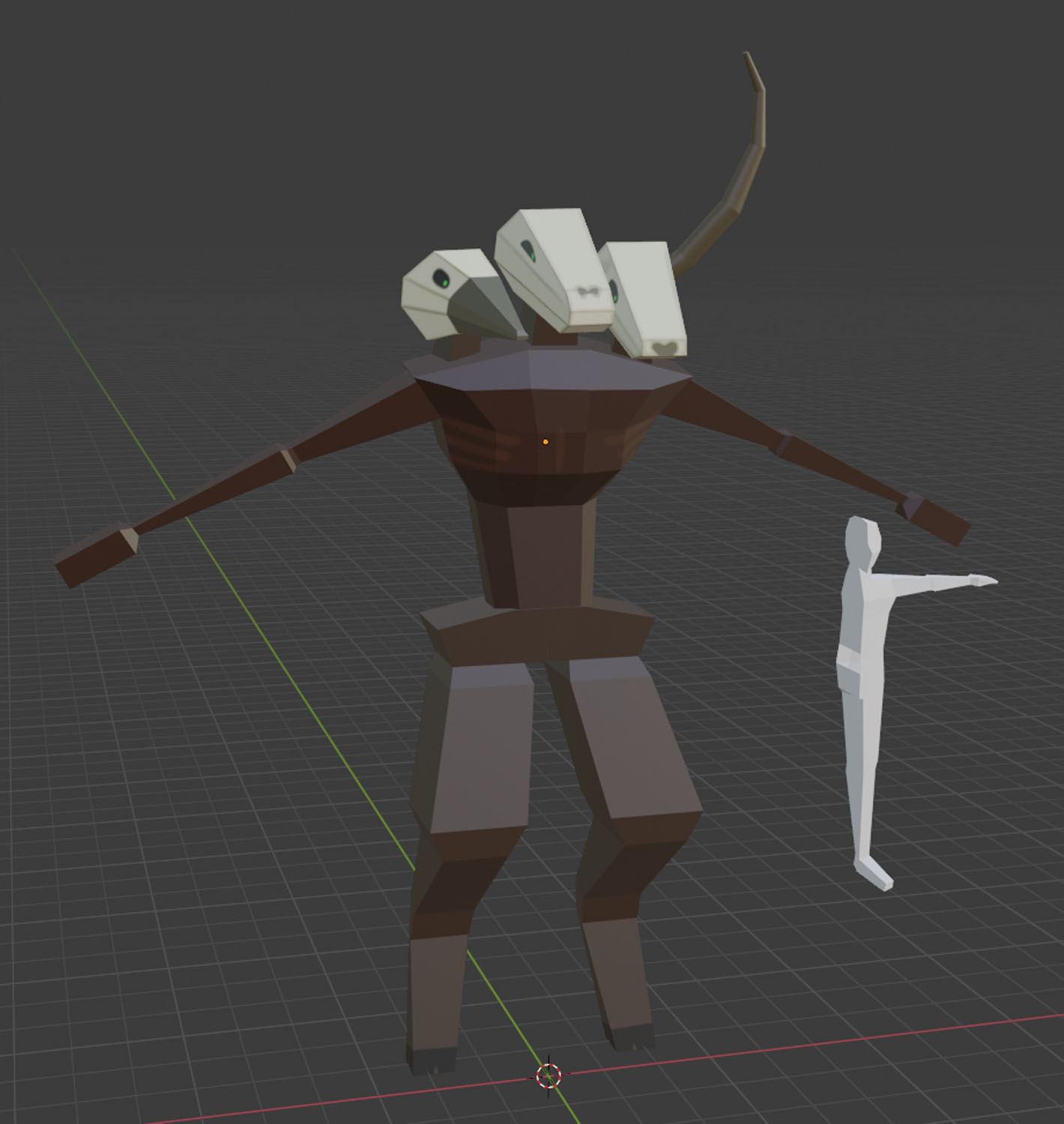 Wendigo Protodigital (Blender), 2021