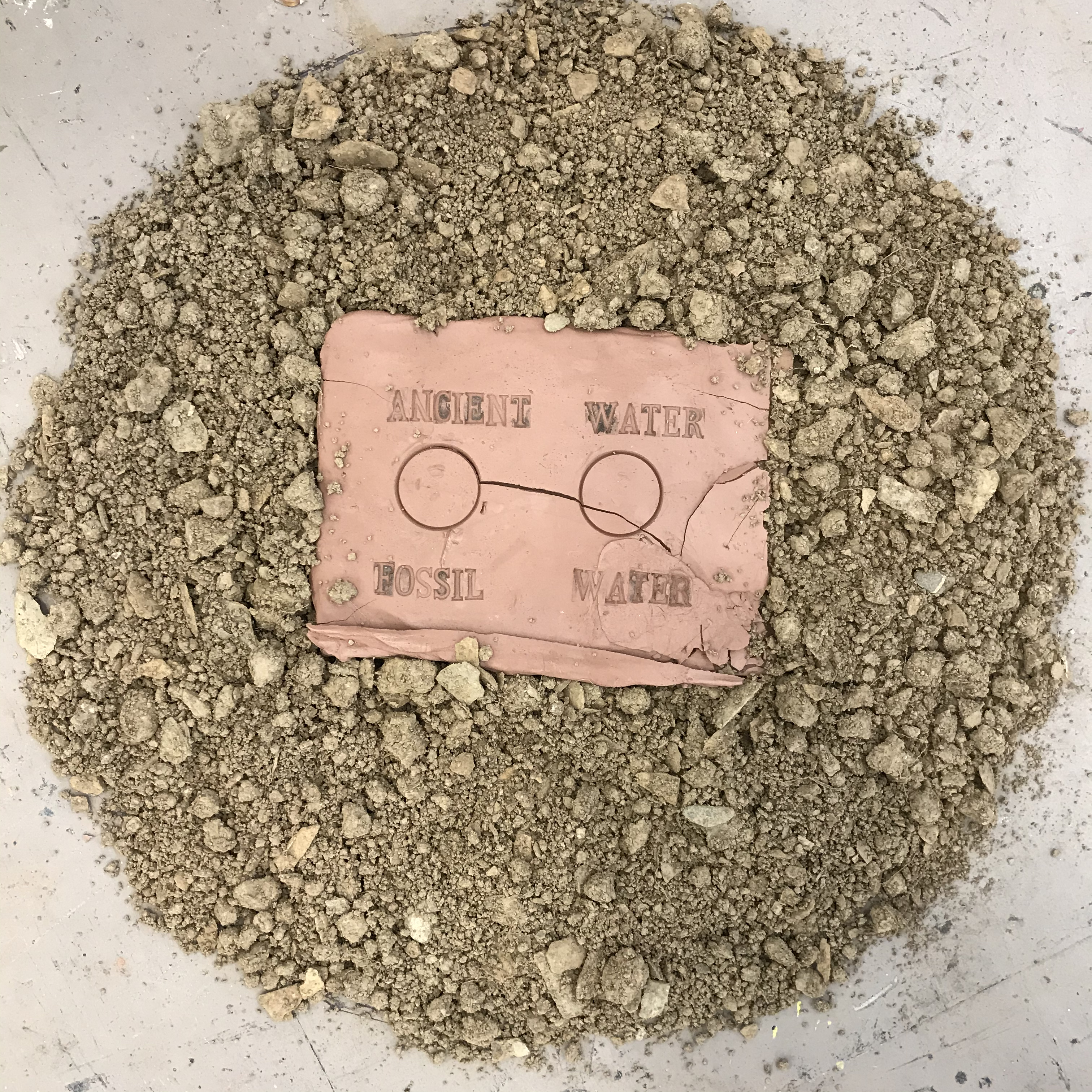 2021 - River Dart Clay, Flint, Limestone, Dartington Soil - Various Dimensions