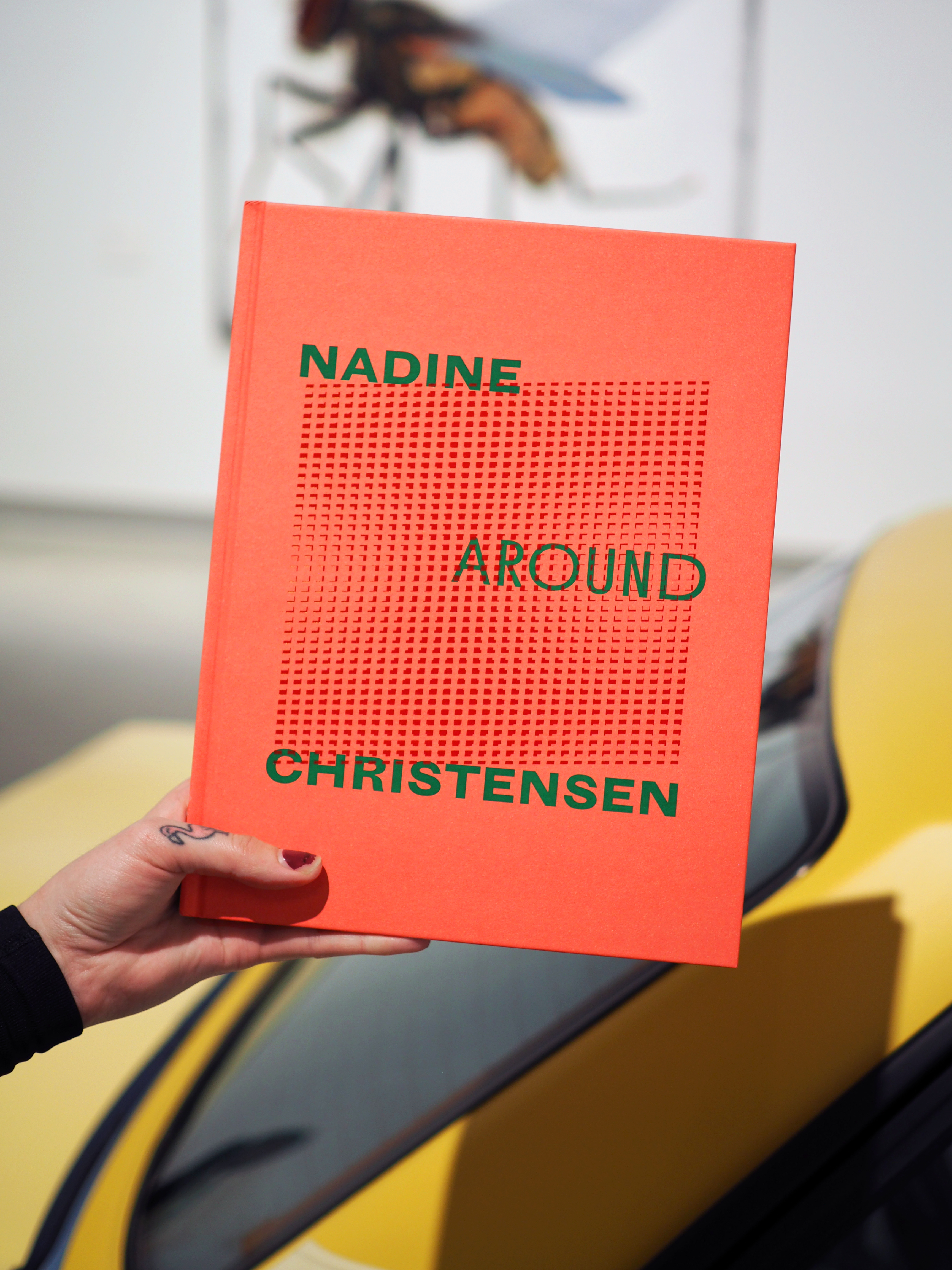 Publication design for 'Nadine Christensen : Around'.
