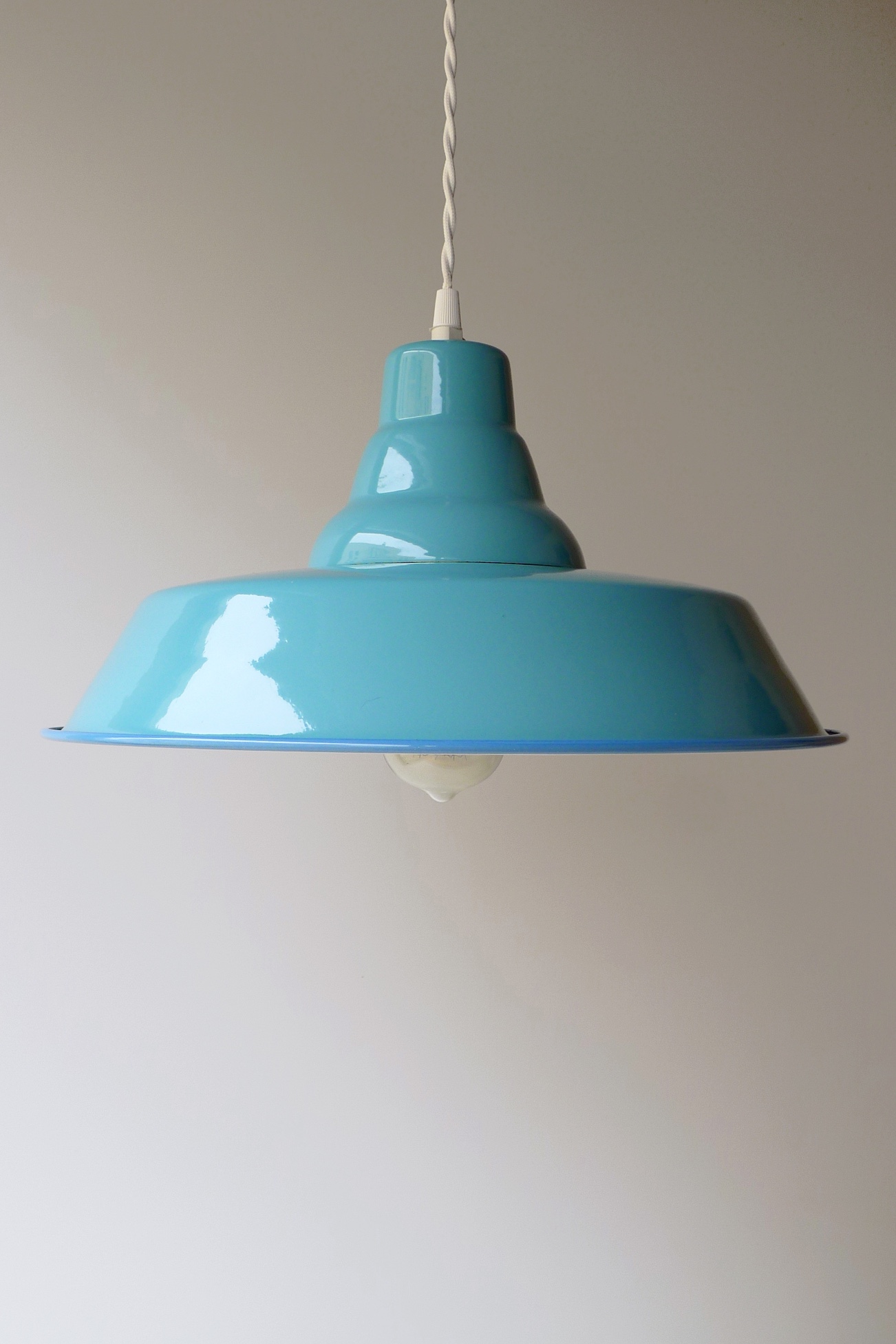 industrial in aqua w/ turquoise brim