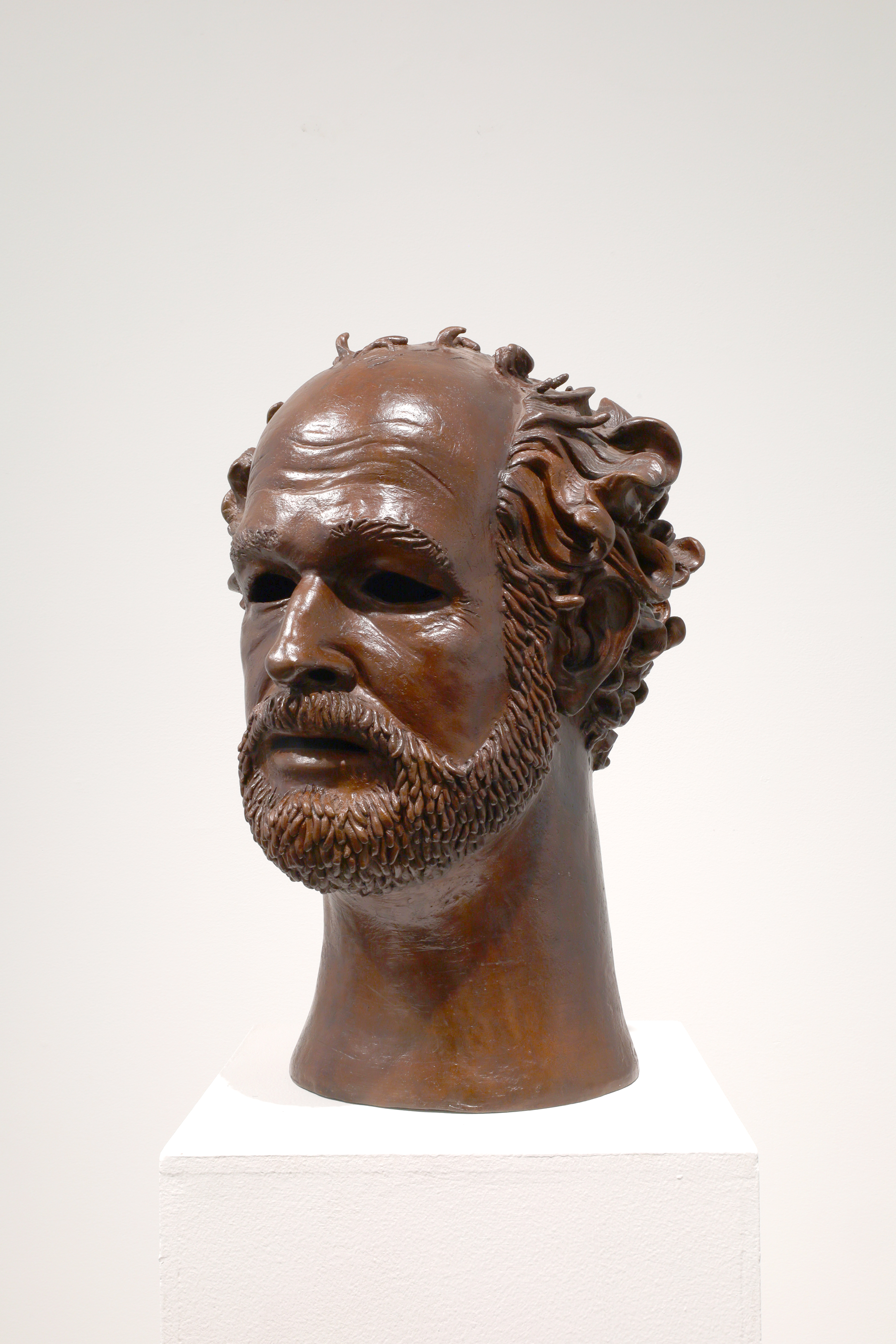 Robert Arneson, Self Portrait, 1980, Bronze, 18 x 11 x 12 in.