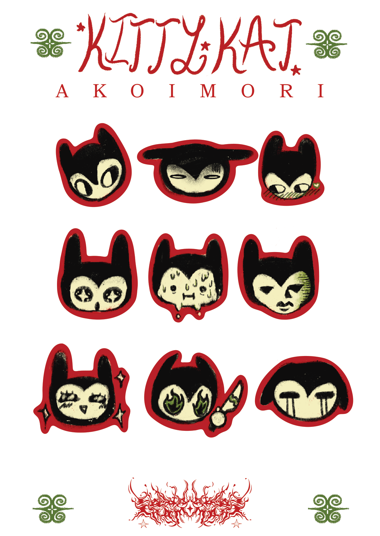 KittyKat Sticker Sheet 2