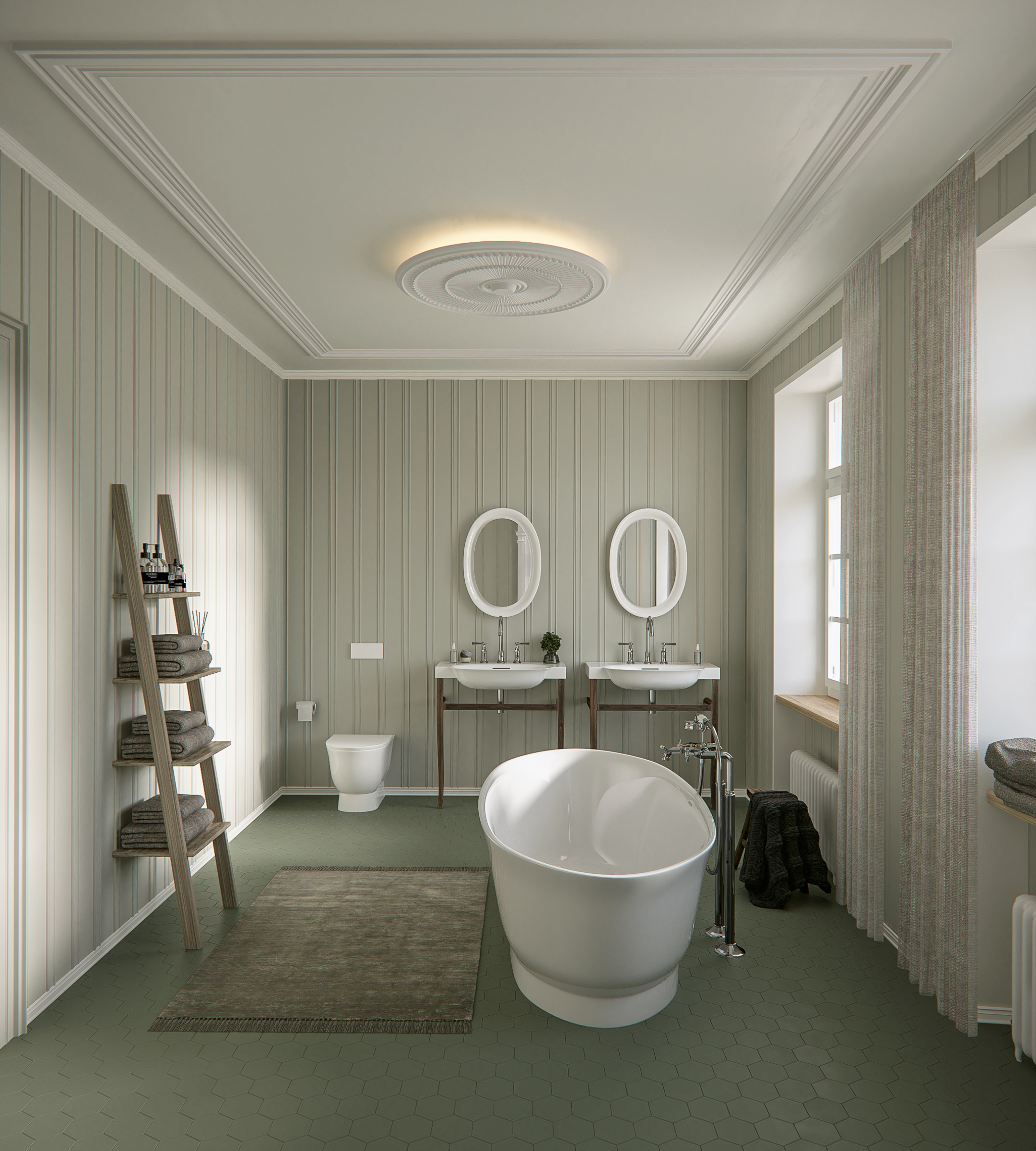 Rendering Bad OG Wohnung A/B