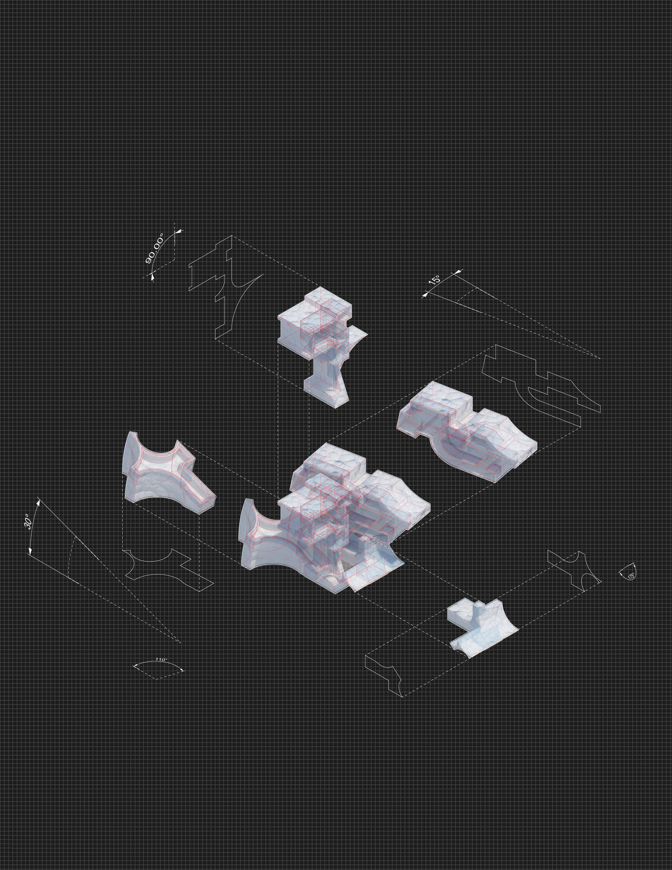 Rendering Exploded Chunk Model