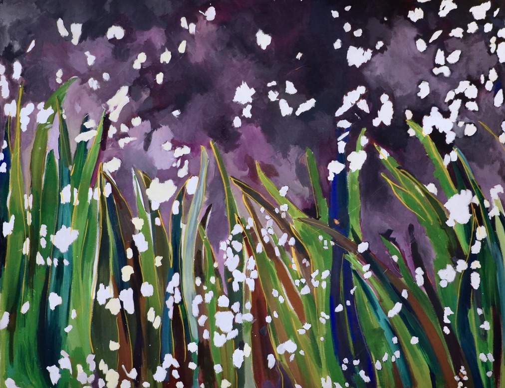 Particules, 2019, 97x130cm