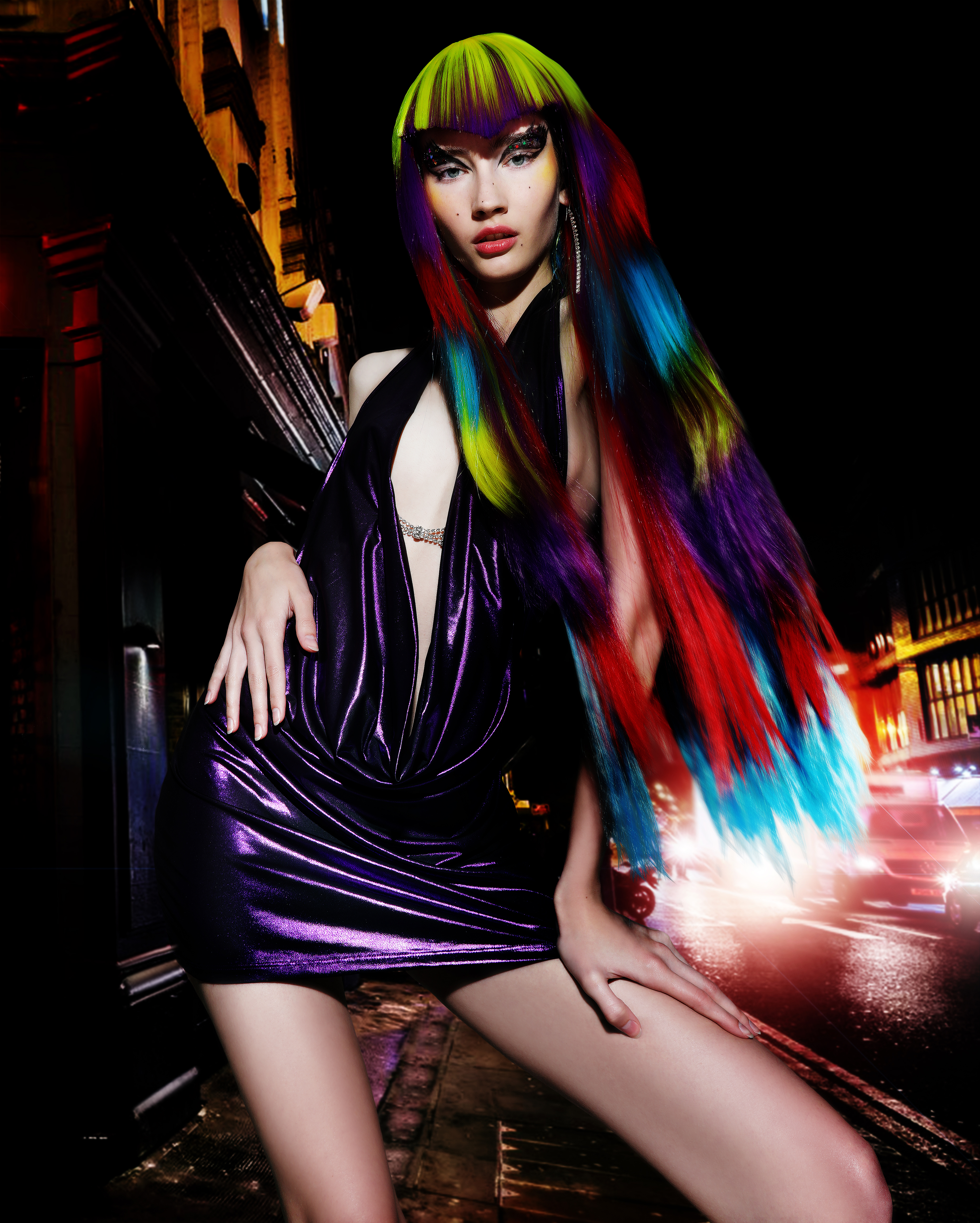 She's working at the docs 