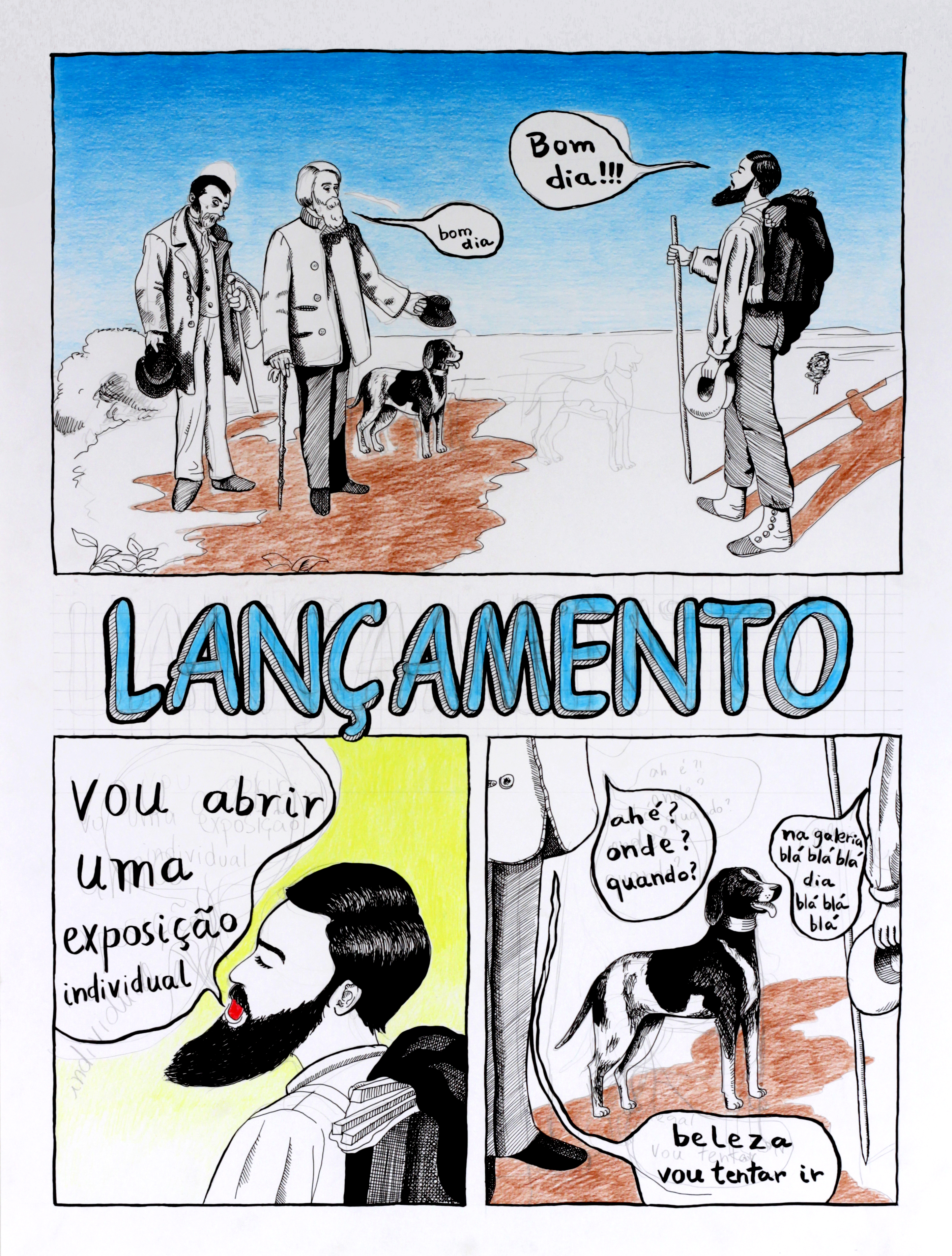 Convite, 2019lápis e caneta hidrográfica sobre papel65 x 50 cm