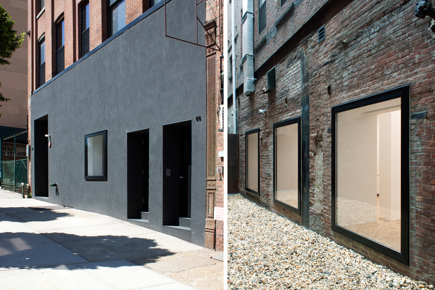 ● Exterior view at street and rear courtyard / Washington Ave Studio, Studio Pendleton / Frederick Tang Architecture / Role: Project Manager / Brooklyn, NY (2019-22)