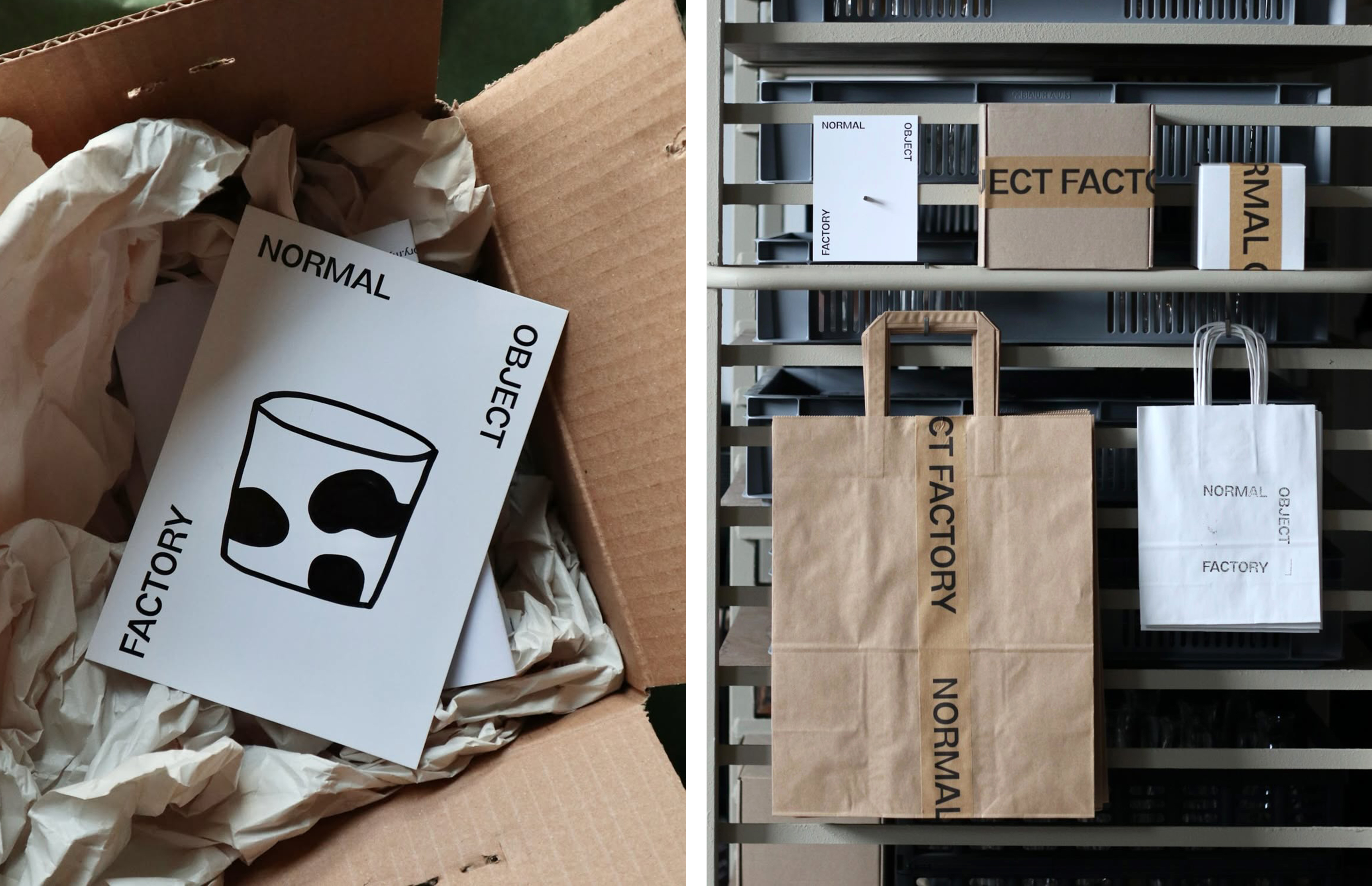 NORMAL OBJECT FACTORY. IDENTITY & GRAPHIC DESIGN