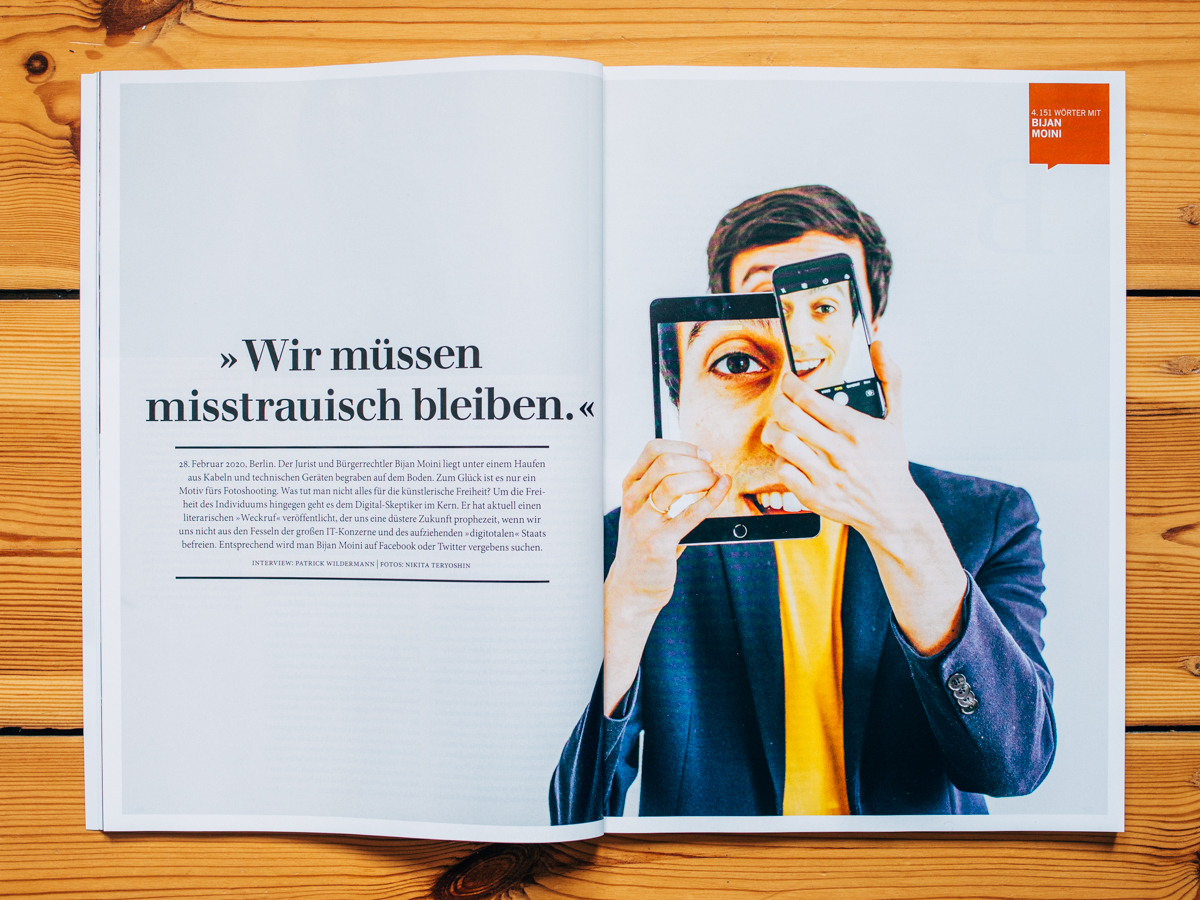 Galore Interviews / Bijan Moini Portrait / May 2020