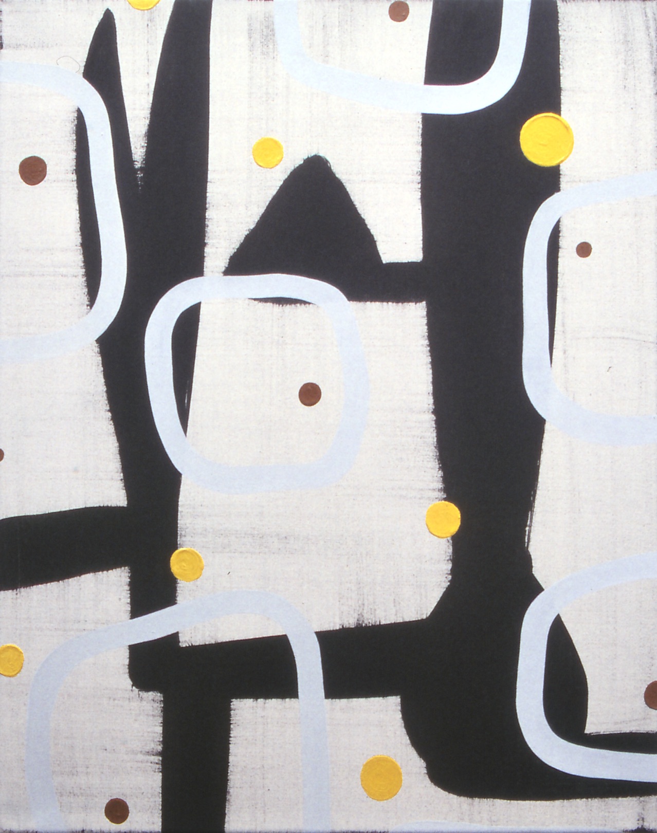 Untitled 2002, acrylic on canvas, 50 x 40 cm, private collection