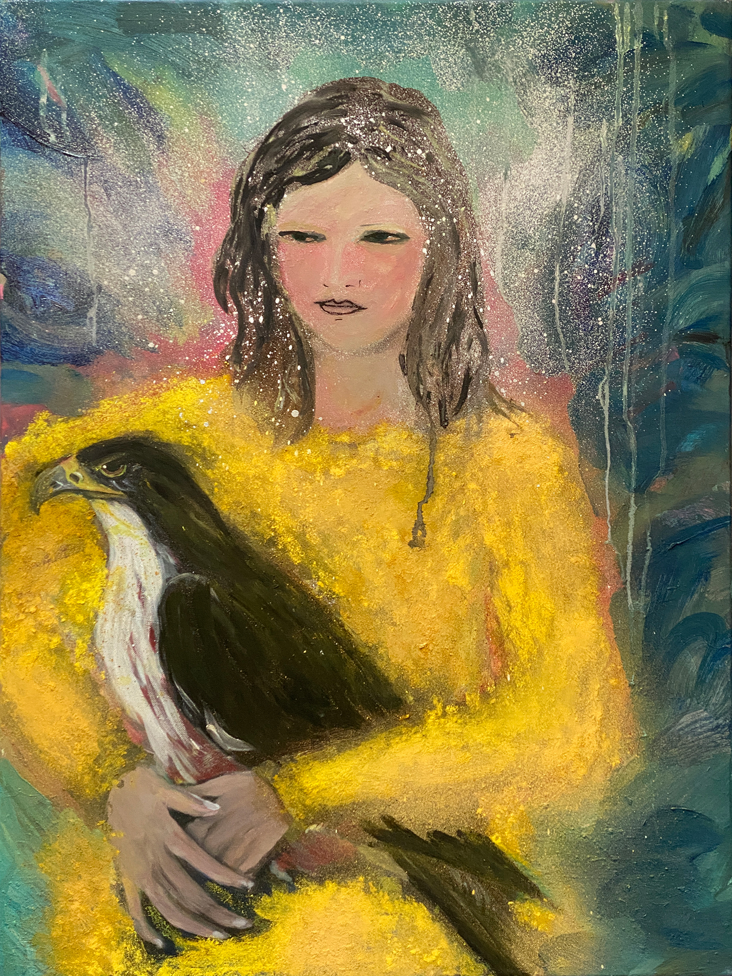 Anda - Mixed media on canvas - 83x60 cm