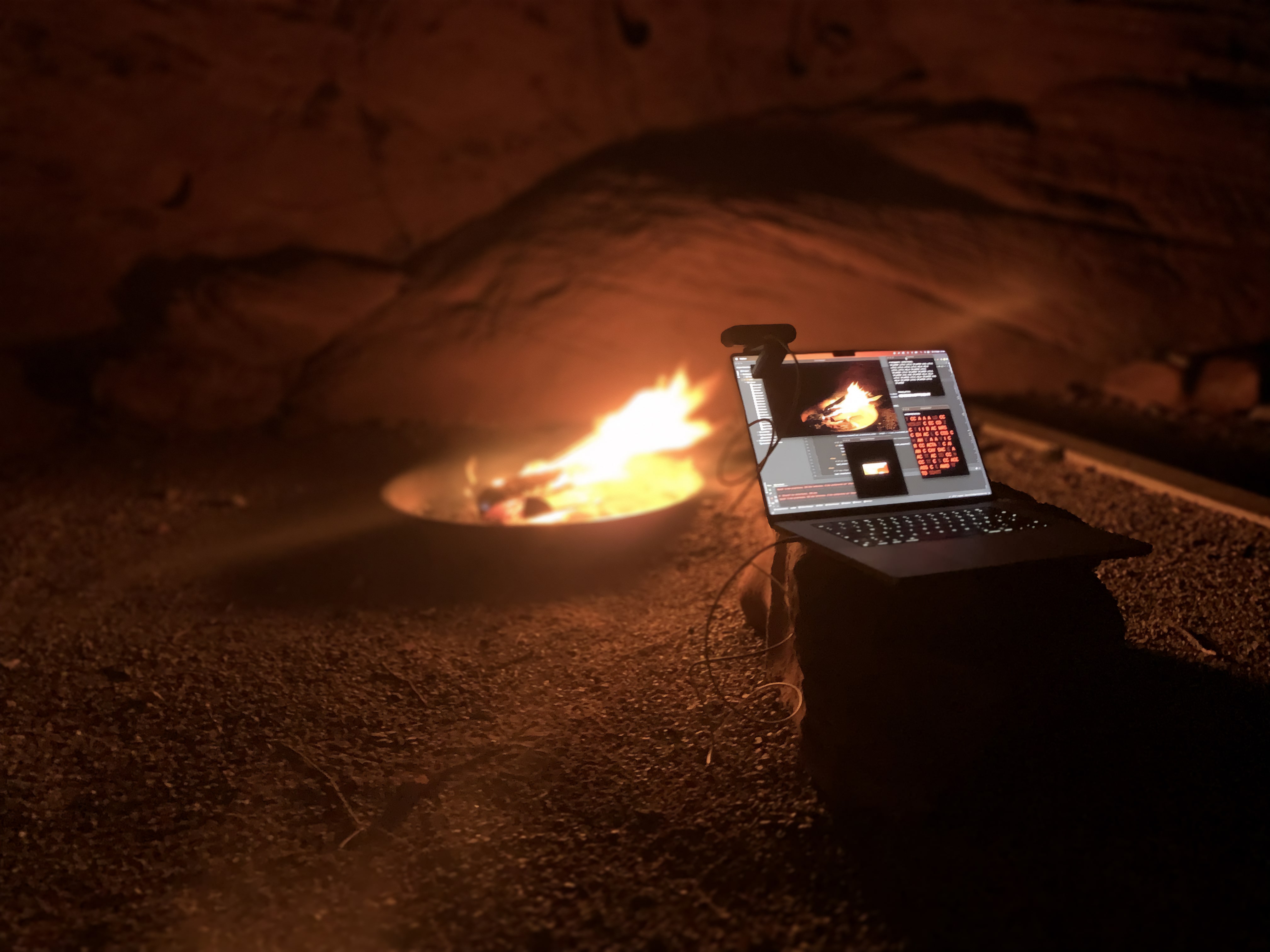Live Séance at the Valley of Fire, Nevada, 2023