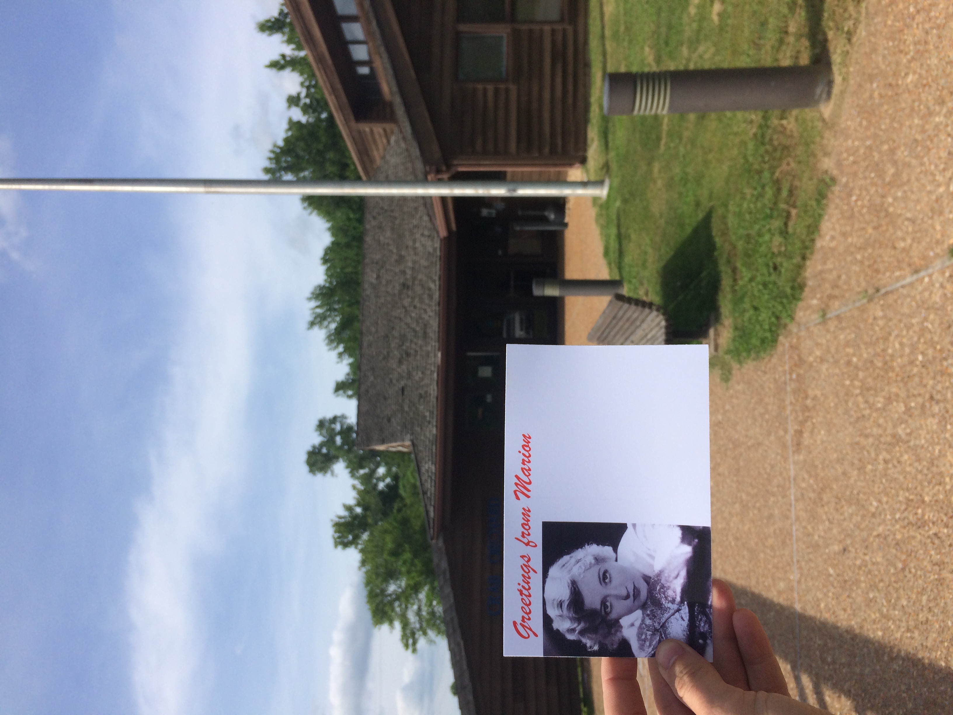 Left this card in Marion IL. Left the card at a nature info center after a lovely hike. 