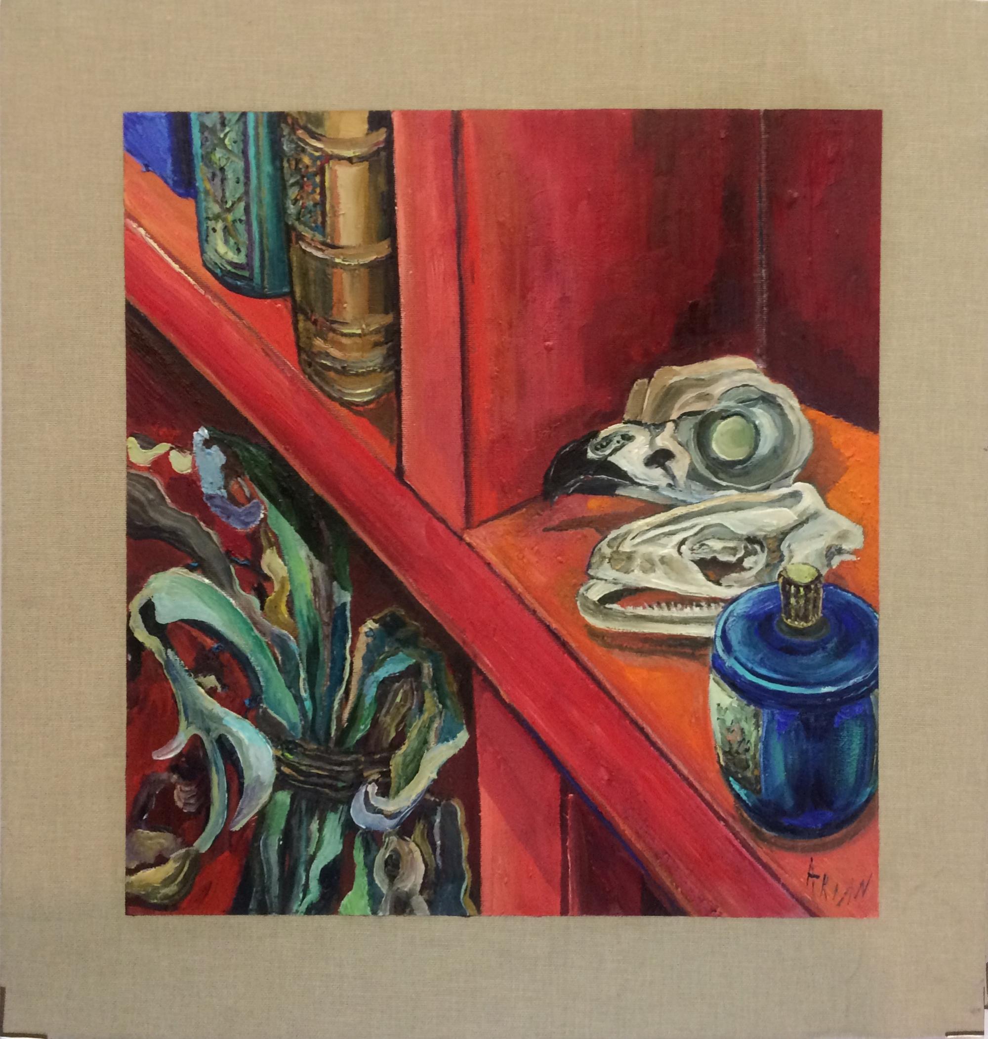 Dues Calaveres amb Pot Blau