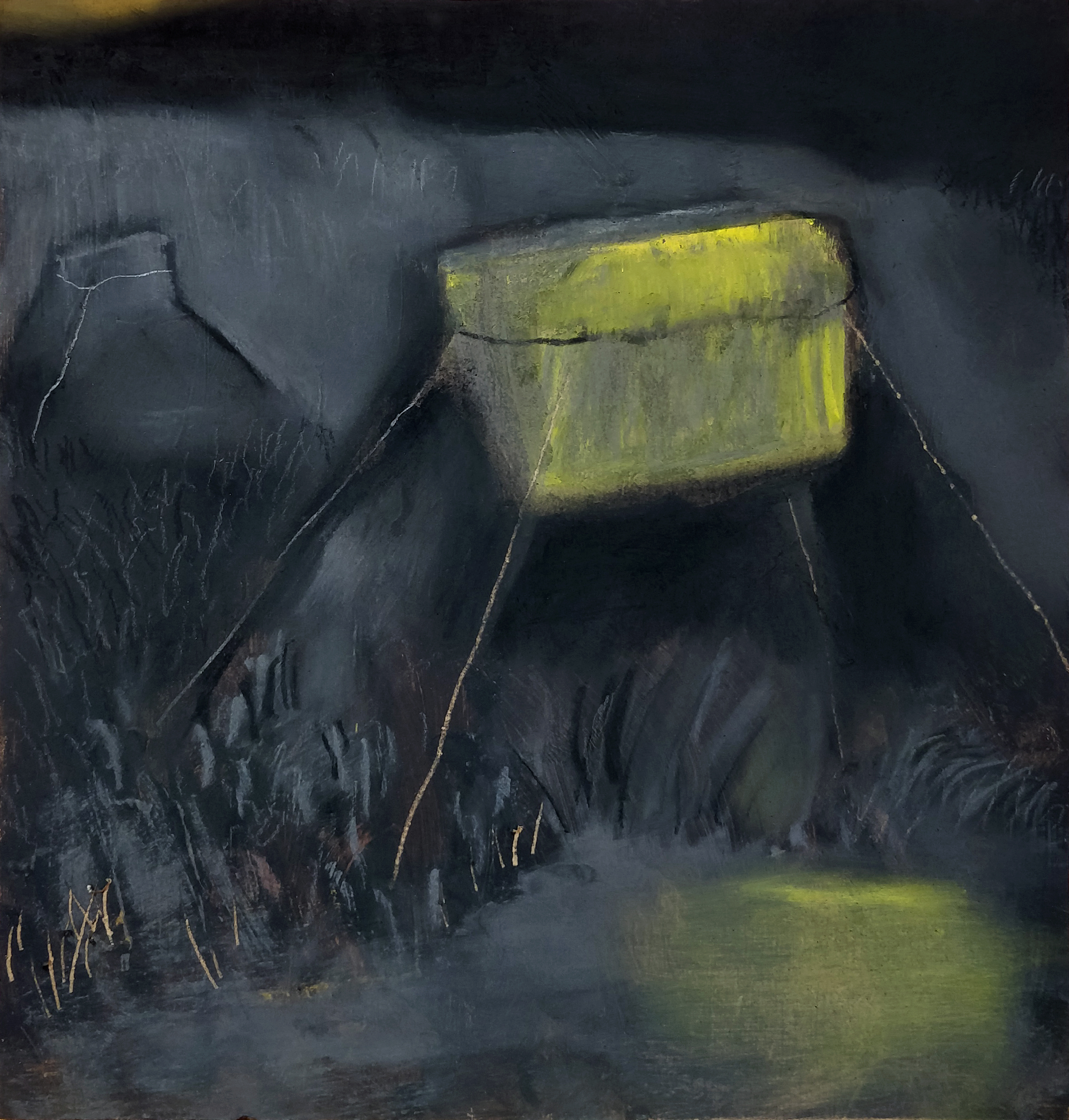 Night crawler, 21 x 22 cm, 2021