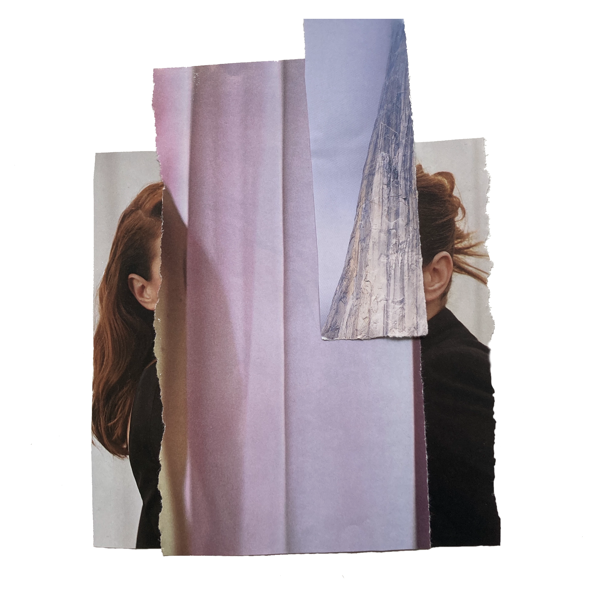 I dream in other languageshandcut collage, 2021