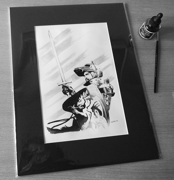 'Excalibur' OG Ink Drawing - €150