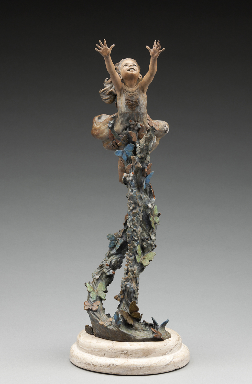 Lift Her with Butterflies Mini Full Frontal View by Angela Mia