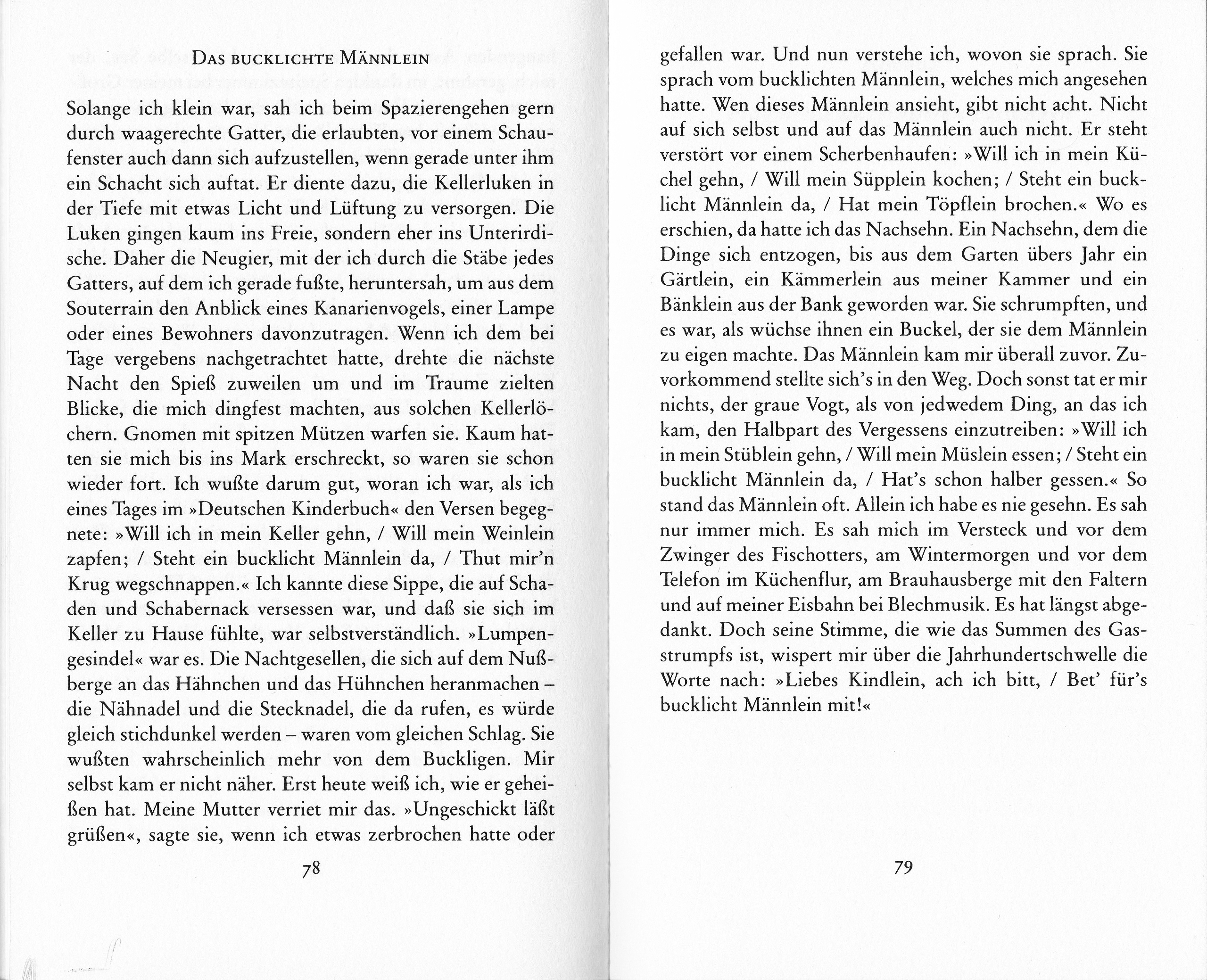 Berliner Kindheit, Walter Benjamin