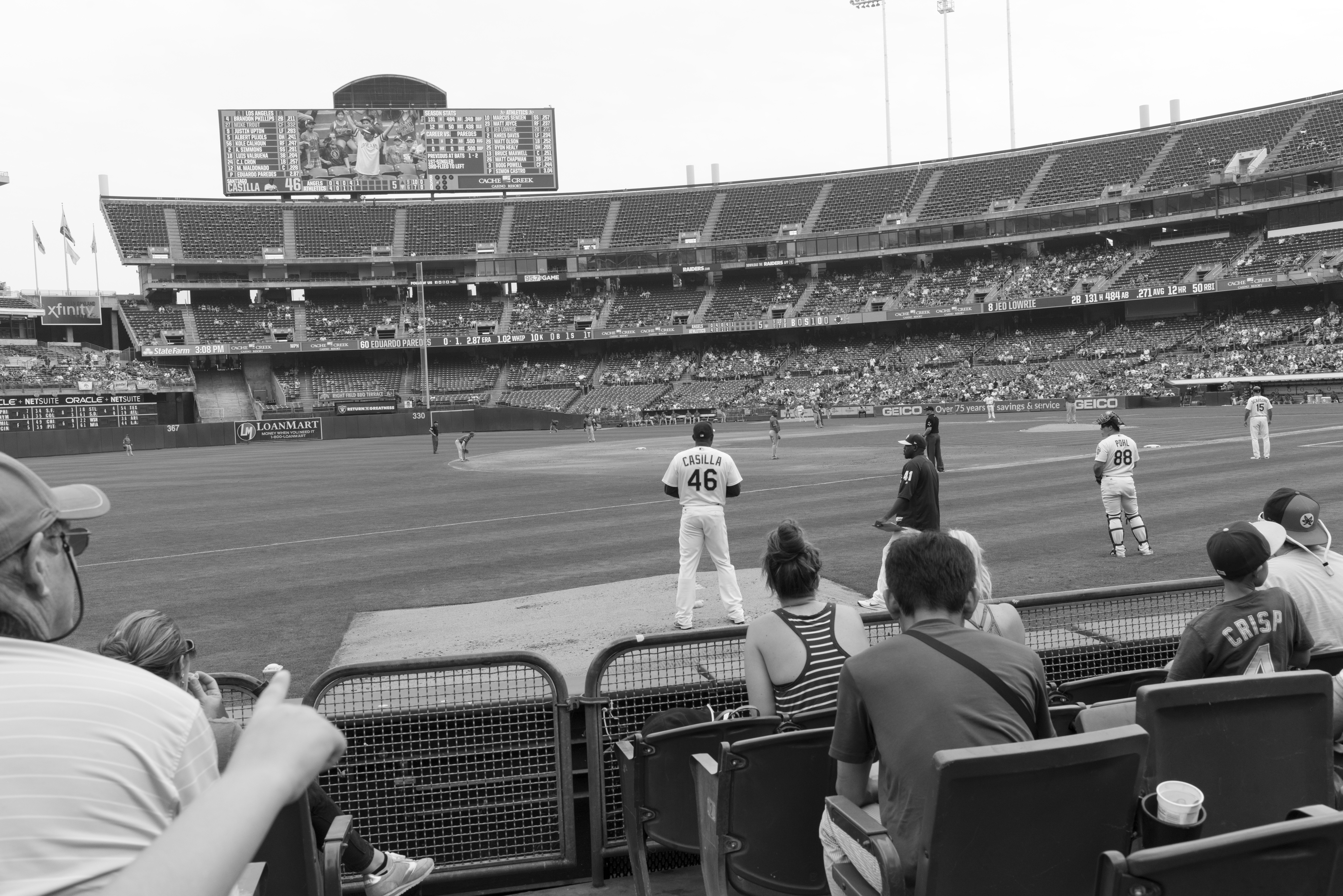 Oakland–Alameda County Coliseum, Oakland, California. 2017.
