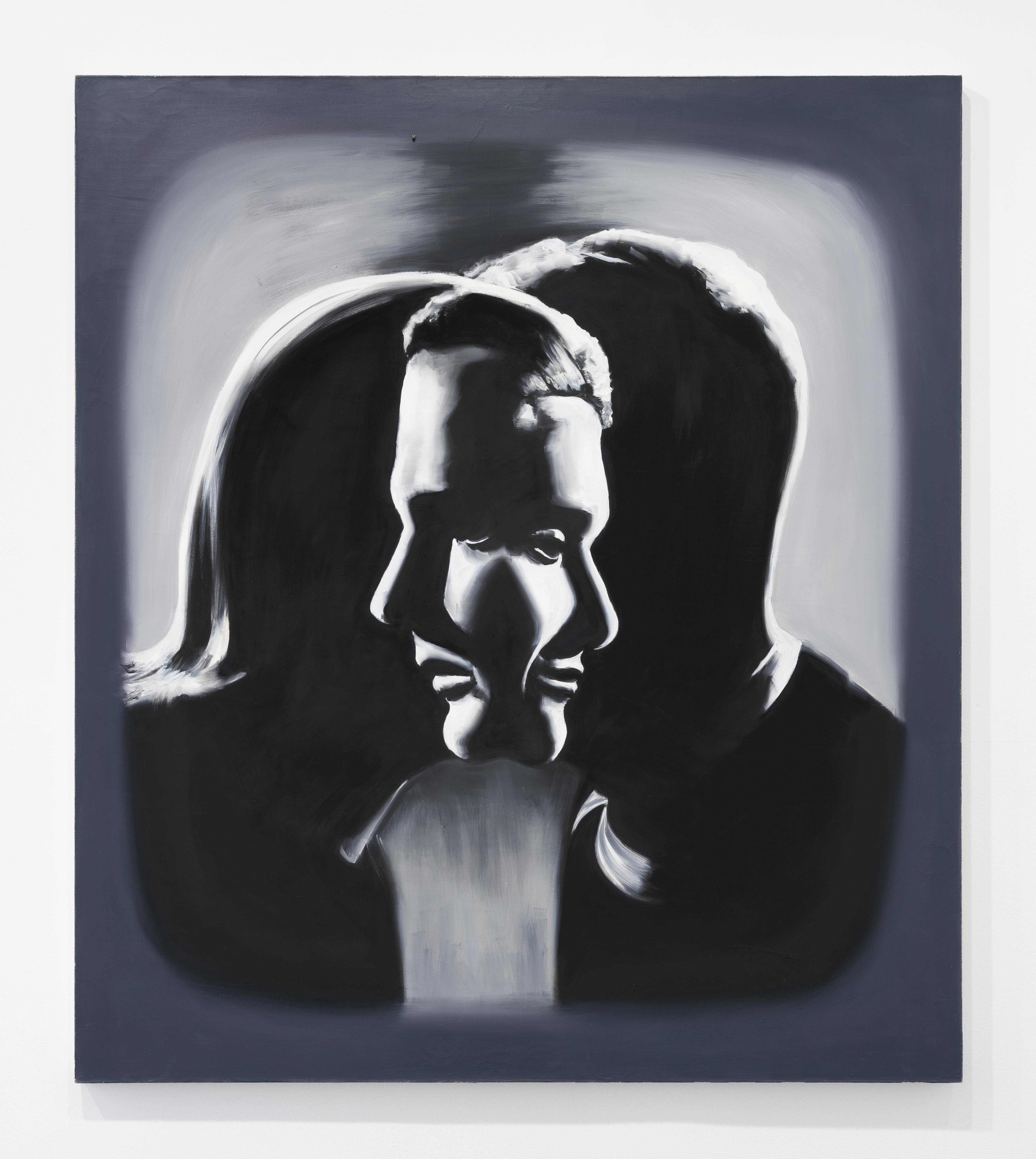 Lise Soskolne, Two Heads, 2003. Oil on canvas, 60 x 48 in. (152.4 x 121.9 cm.)