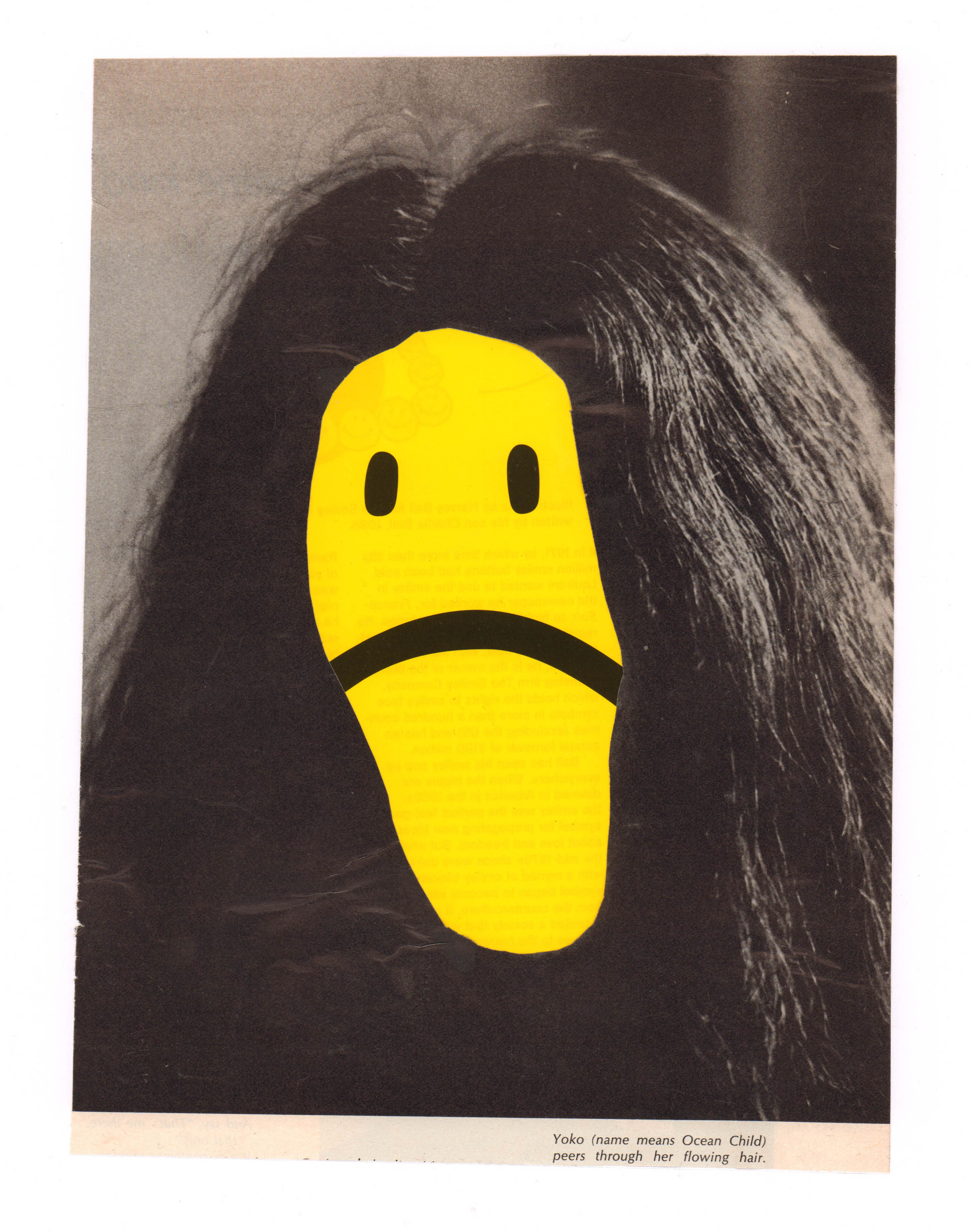 Yoko Oh No, 2019, photomontage, 26 x 38 cm