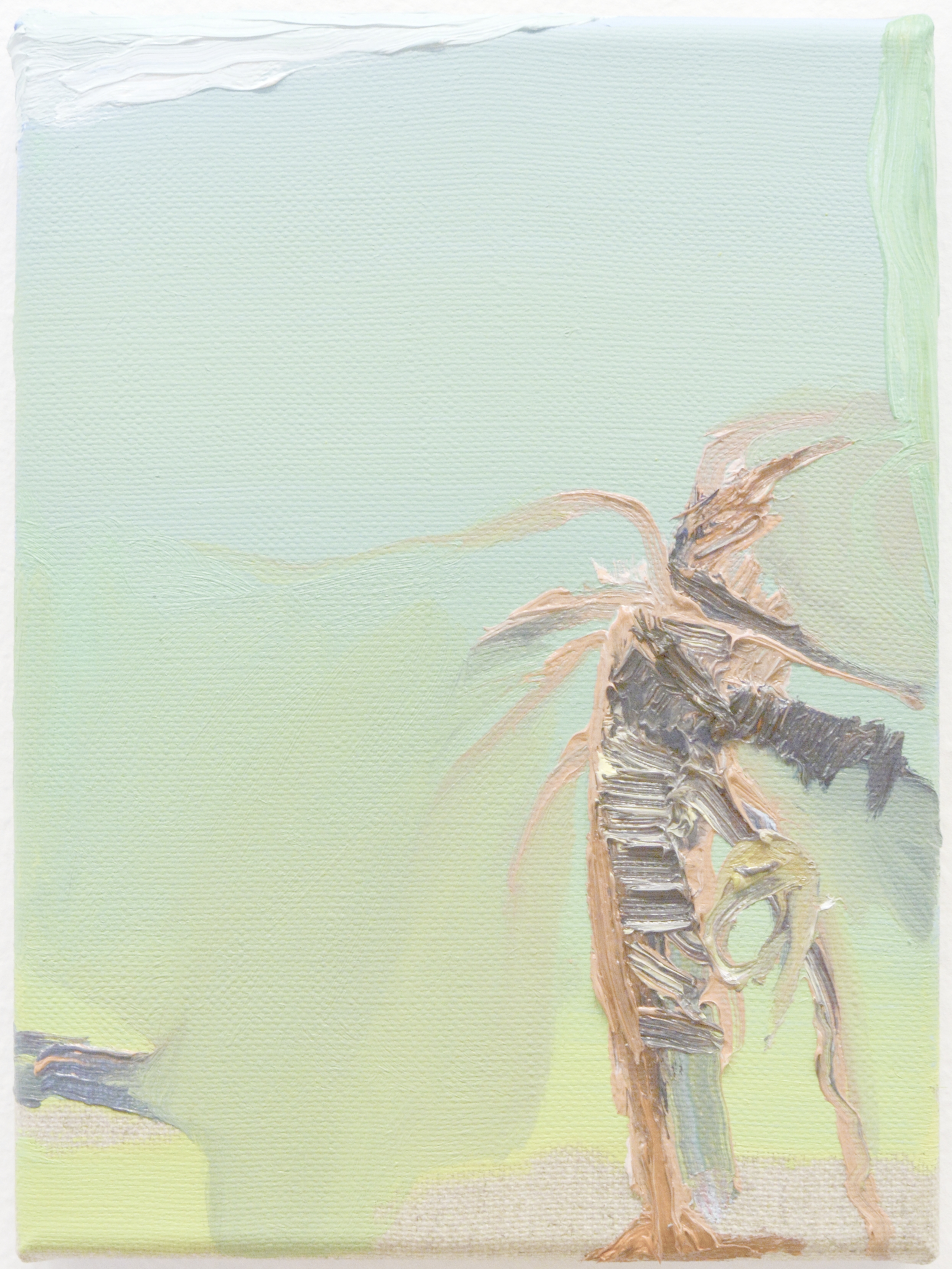 Rational reverse heartbeat, 18 x 24 cm, oil on linen, 2021