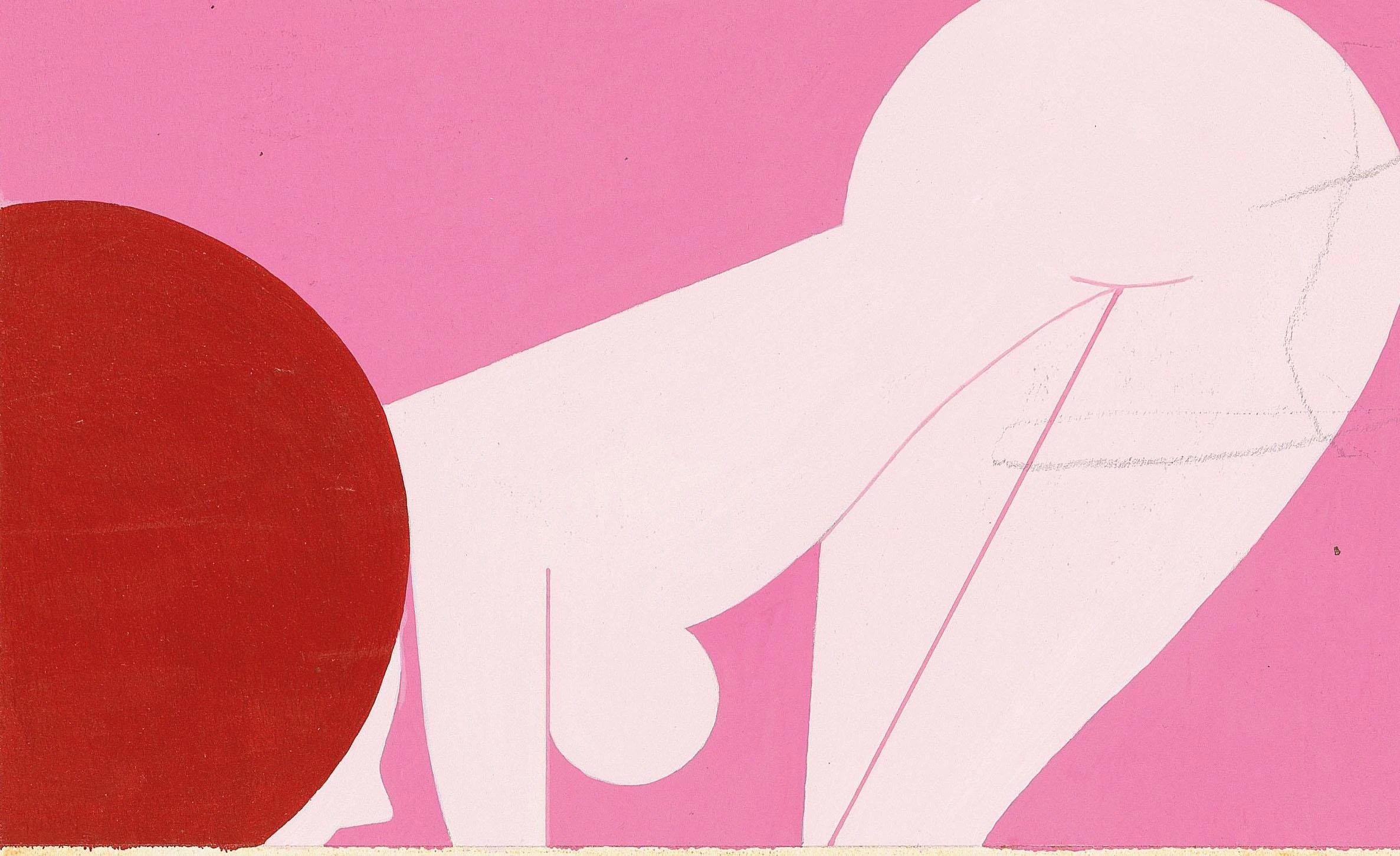 Ladislav Sutnar, Venuše, kvaš na papíře, Foto: Dorotheum 