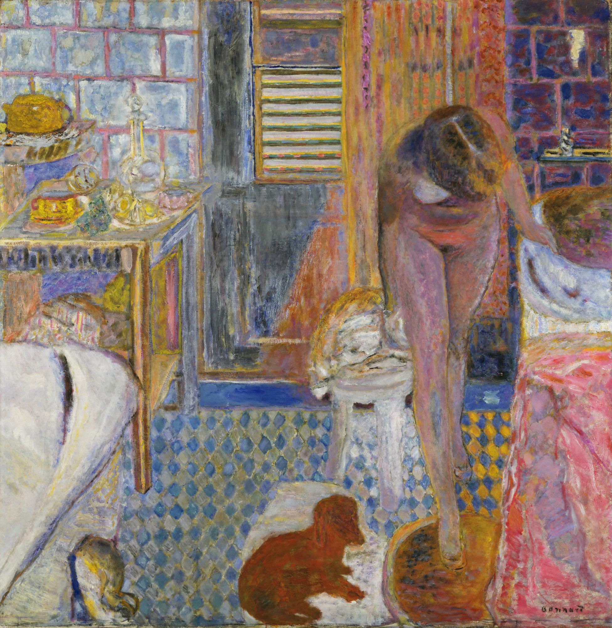  "The Bathroom" Pierre Bonnard (1932)