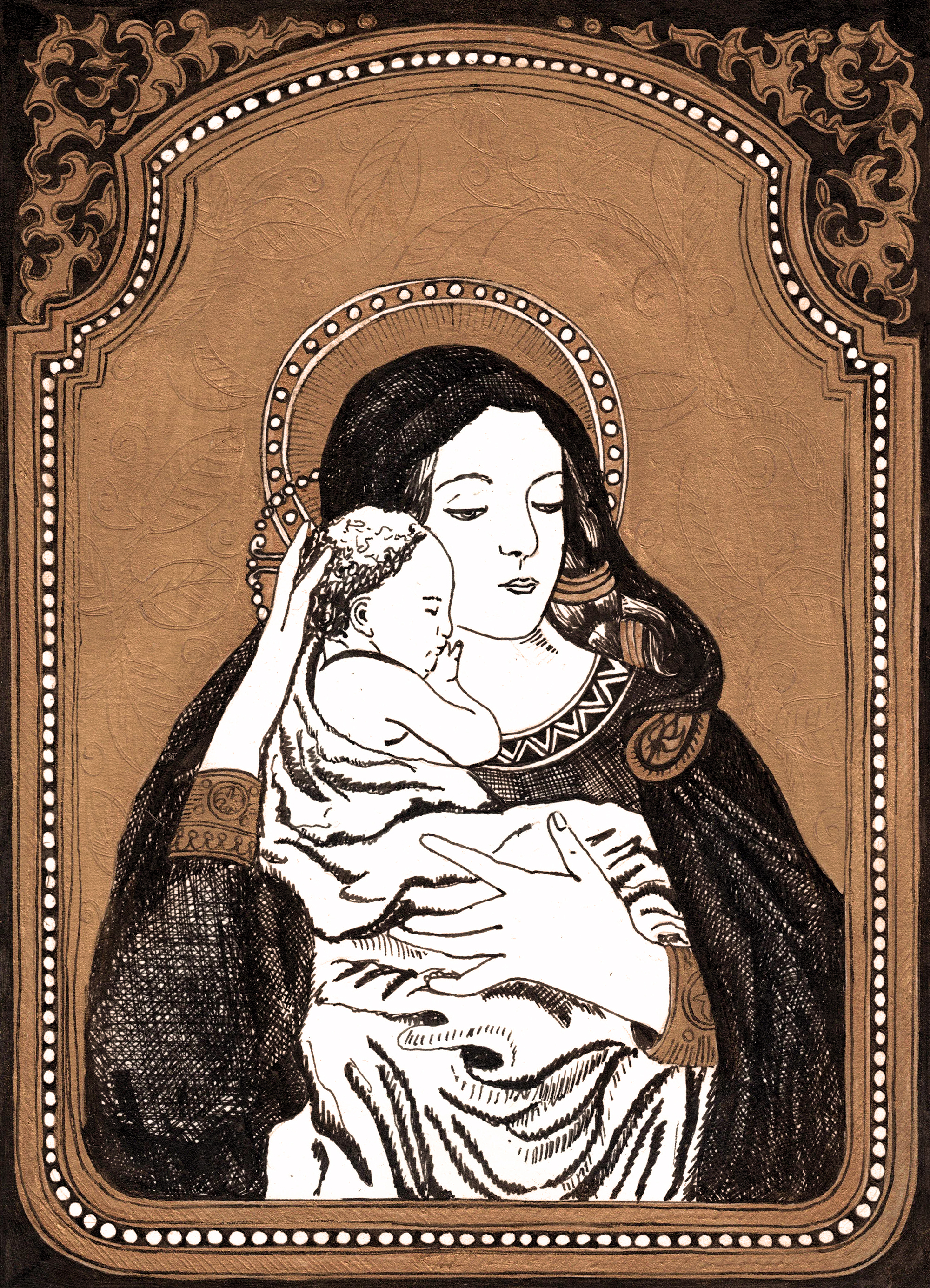 Mother Mary with Child Jesus