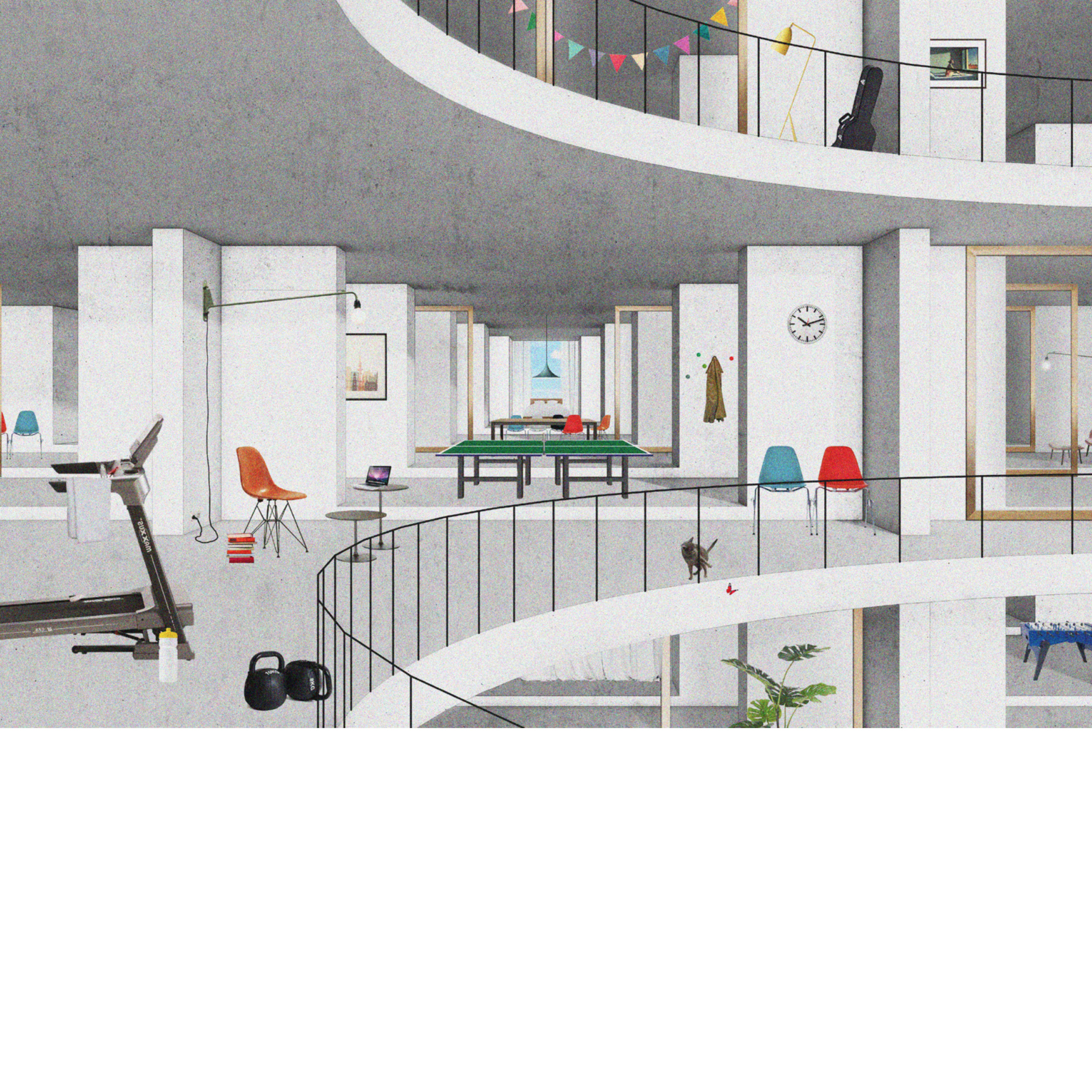 METAMORPHOSIS, Concept for the Conversion of a Parking Garage, Hamburg / DE, 2020