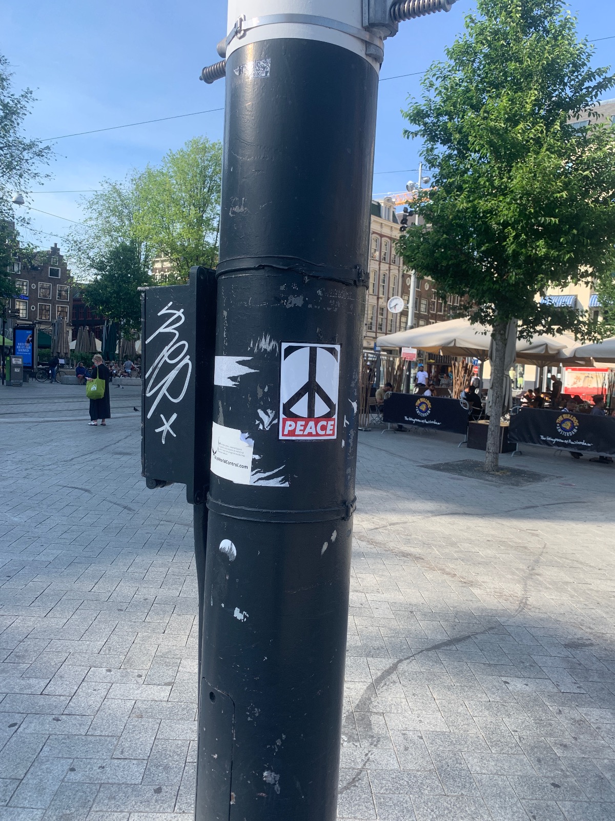 Amsterdam sticker action